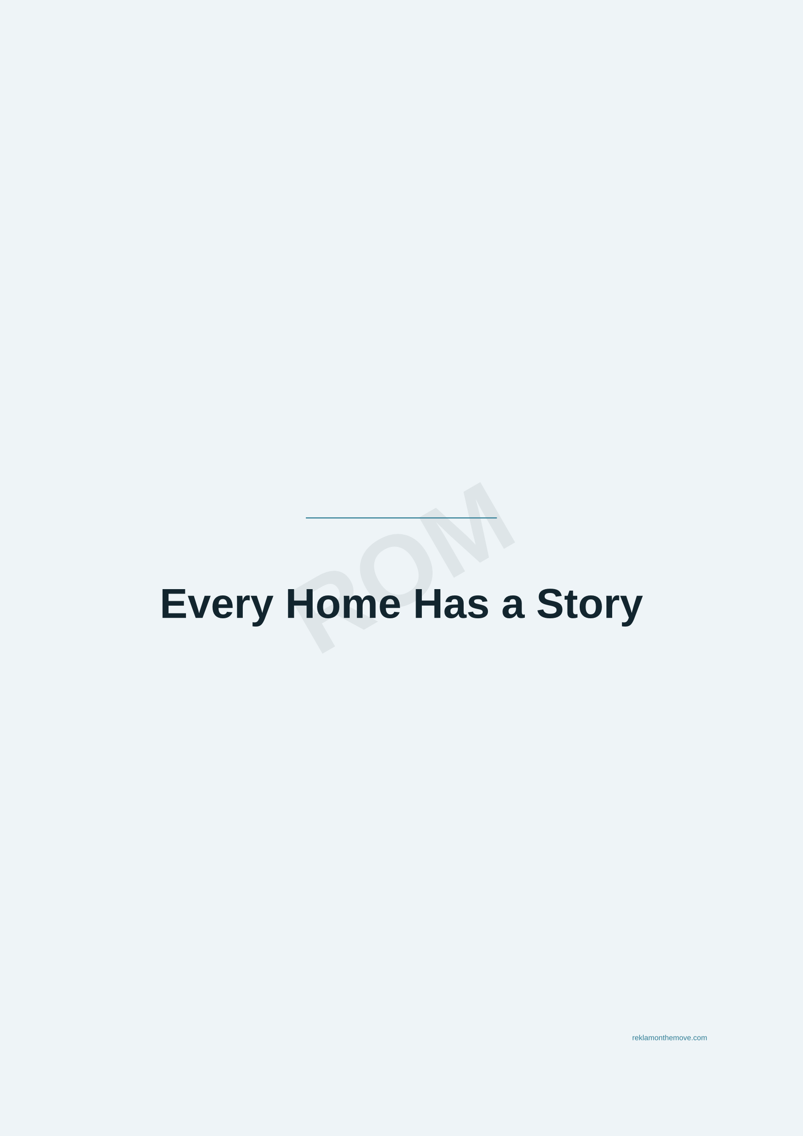 Every Home Has a Story · Okyanus — ROM dijital ürün önizlemesi (filigranlı)