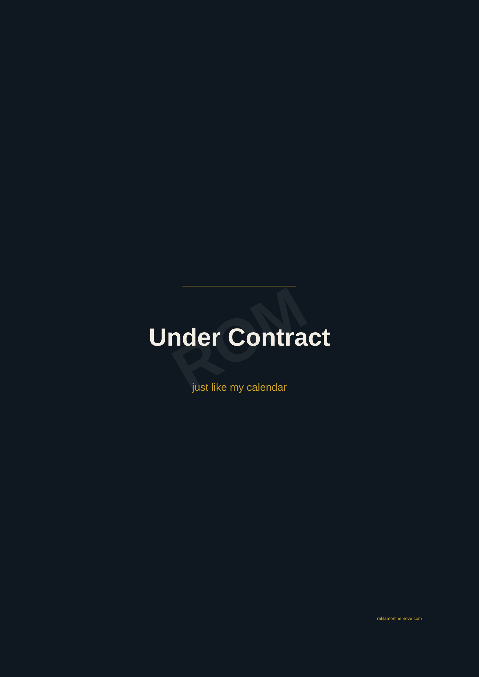 Under Contract · Gece — ROM dijital ürün önizlemesi (filigranlı)