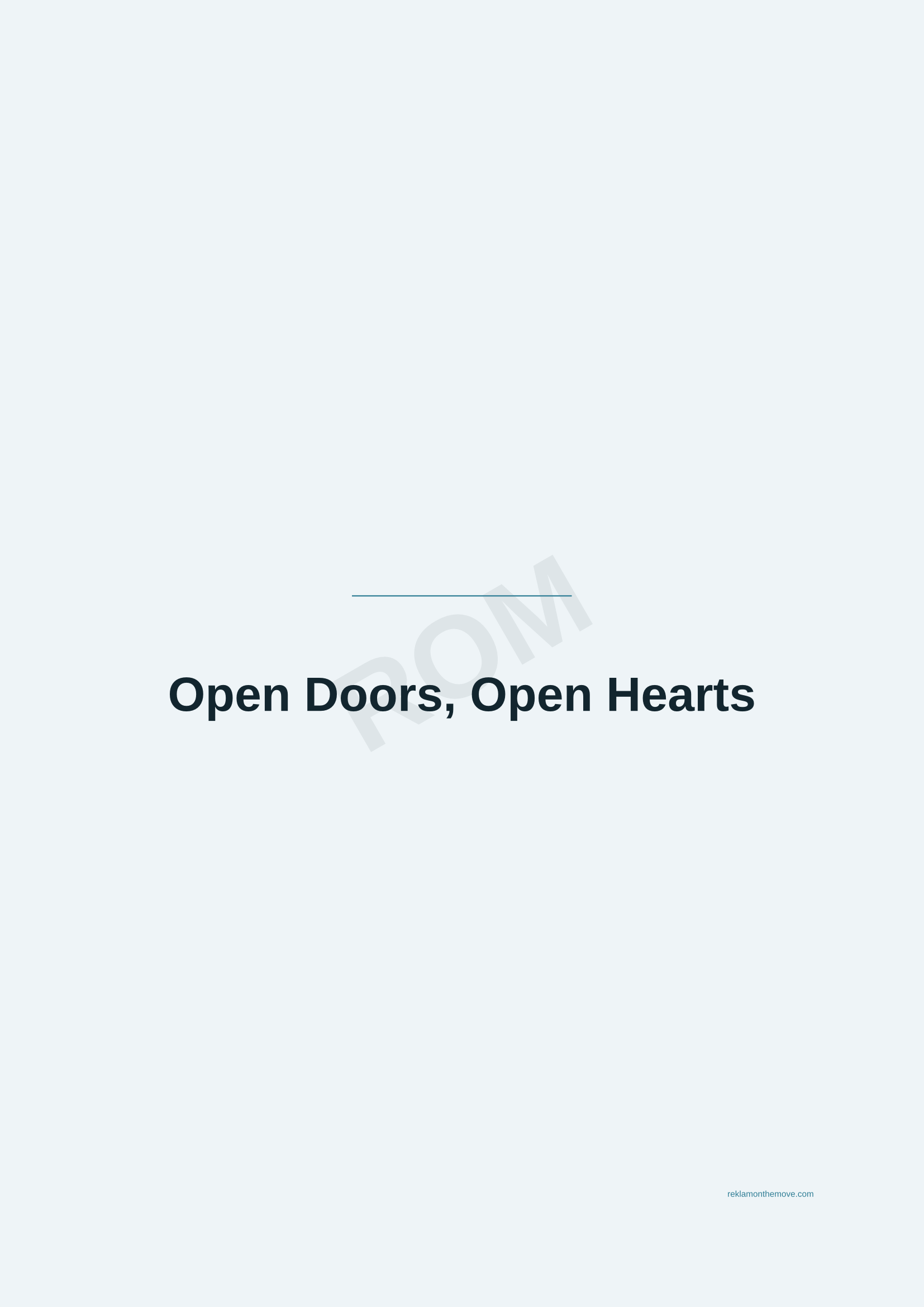Open Doors, Open Hearts · Okyanus — ROM dijital ürün önizlemesi (filigranlı)