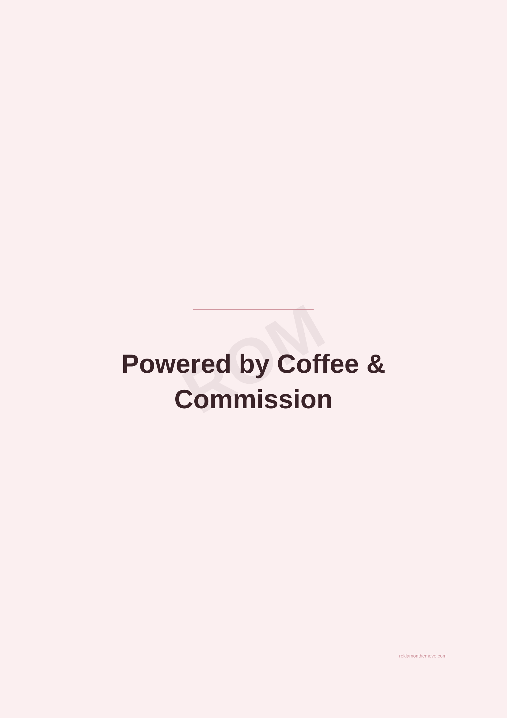 Powered by Coffee & Commission · Gül — ROM dijital ürün önizlemesi (filigranlı)