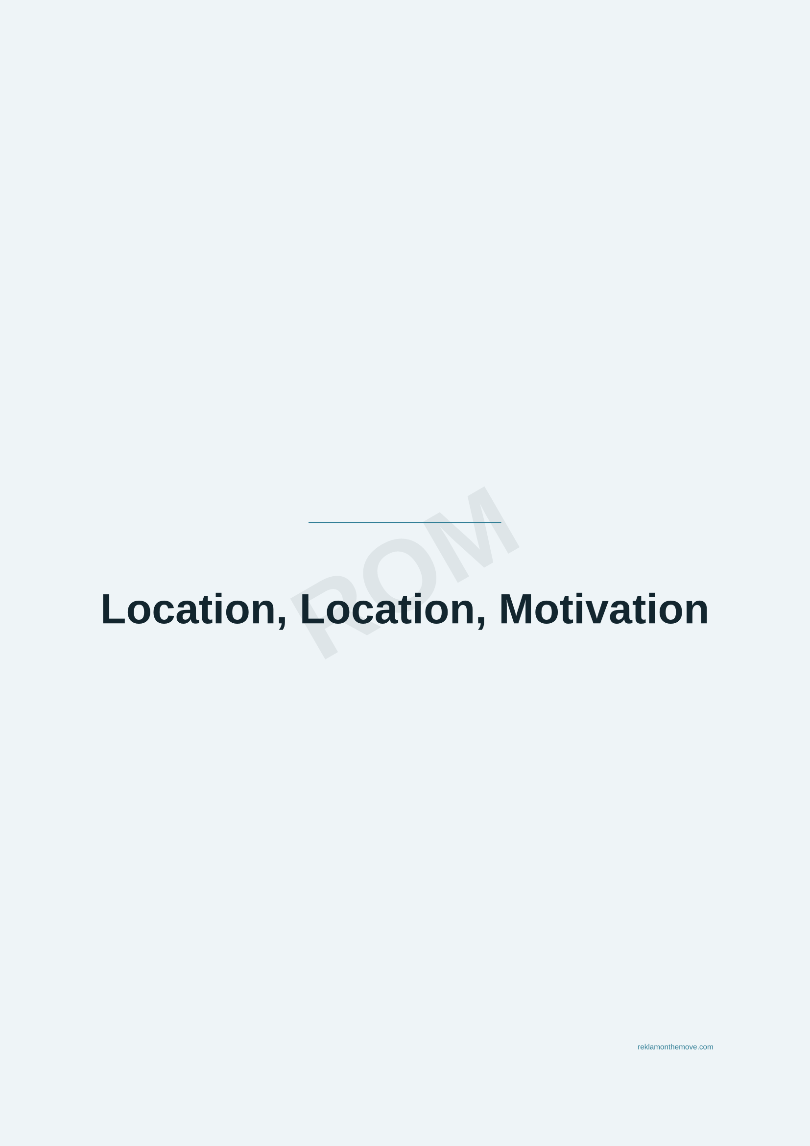 Location, Location, Motivation · Okyanus — ROM dijital ürün önizlemesi (filigranlı)