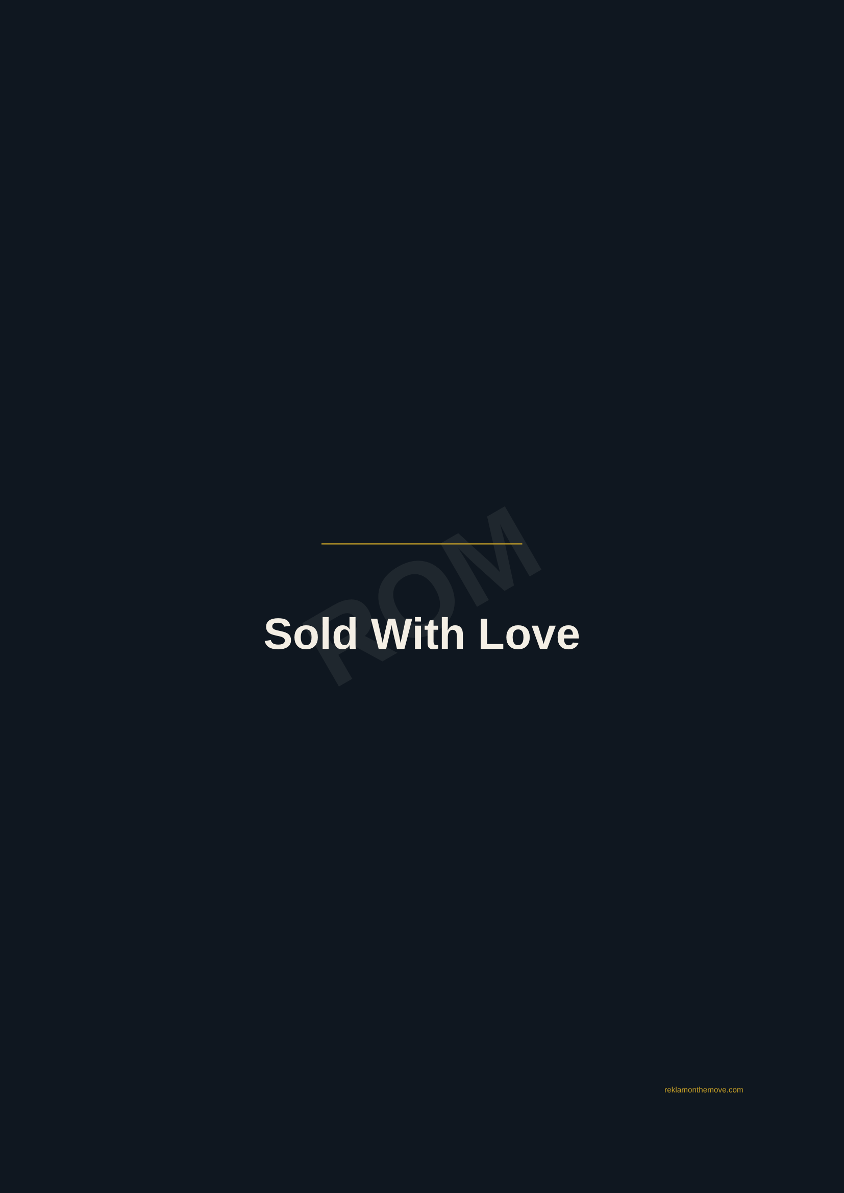 Sold With Love · Gece — ROM dijital ürün önizlemesi (filigranlı)