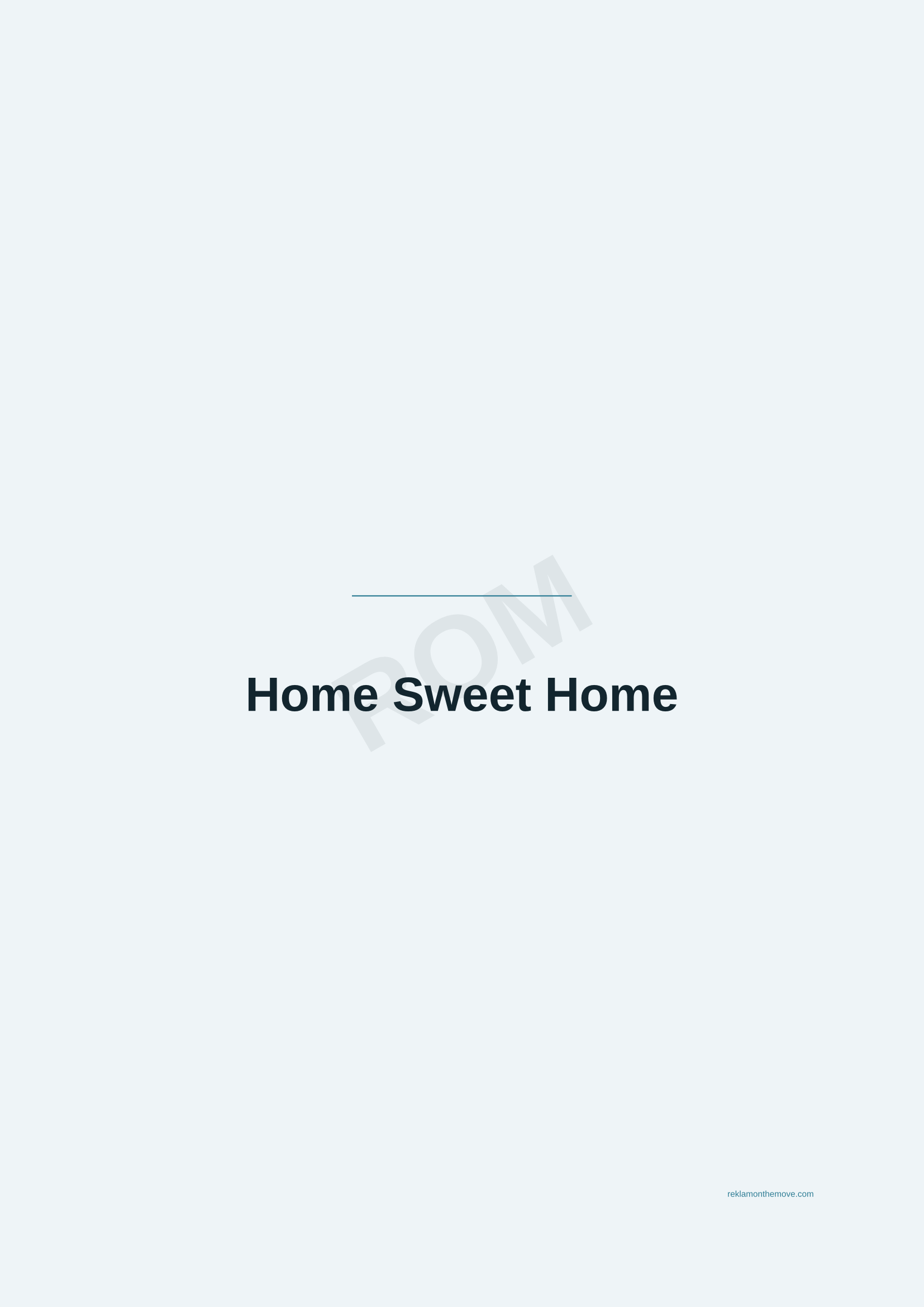 Home Sweet Home · Okyanus — ROM dijital ürün önizlemesi (filigranlı)