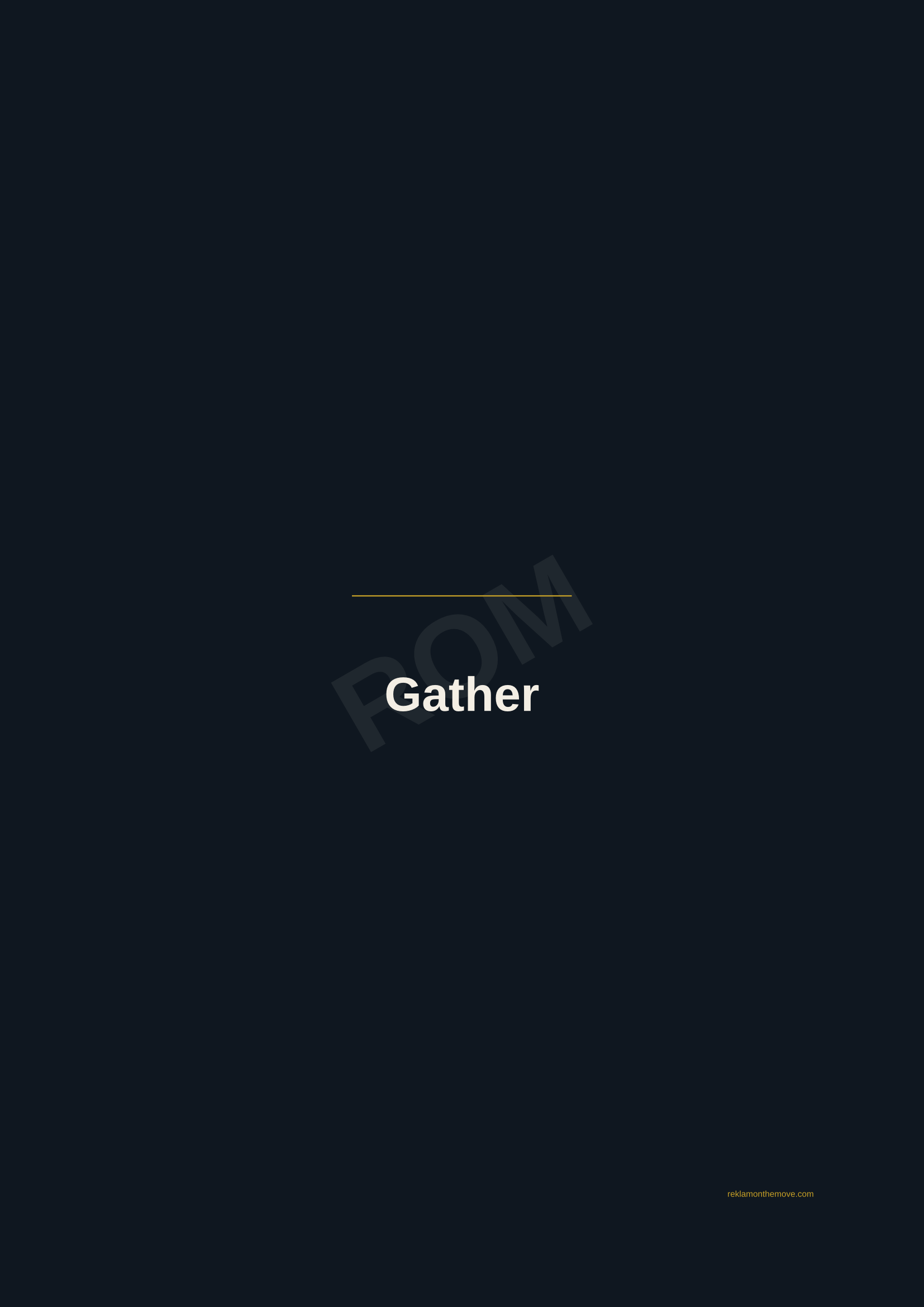 Gather · Gece — ROM dijital ürün önizlemesi (filigranlı)