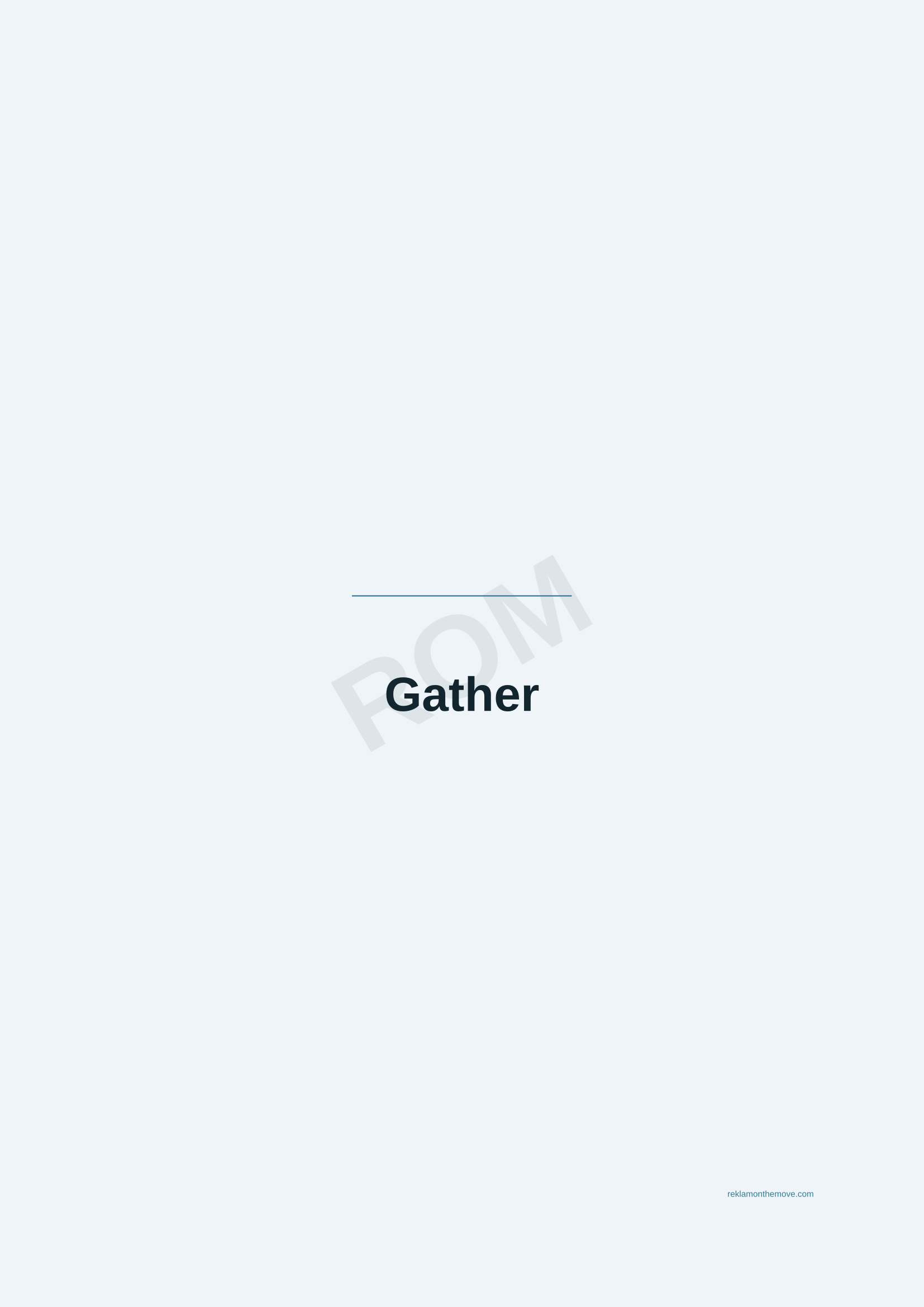 Gather · Okyanus — ROM dijital ürün önizlemesi (filigranlı)