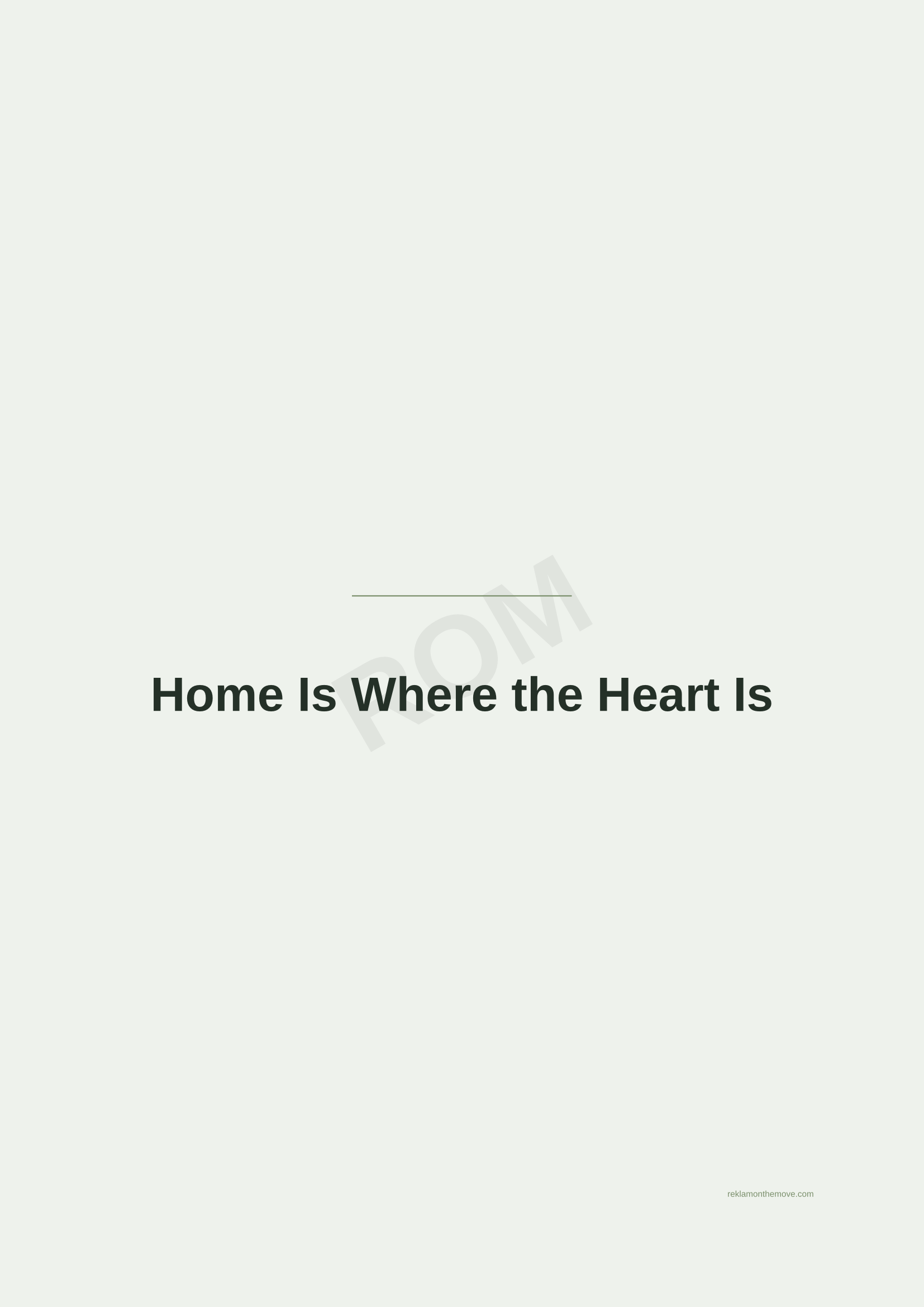 Home Is Where the Heart Is · Adaçayı — ROM dijital ürün önizlemesi (filigranlı)