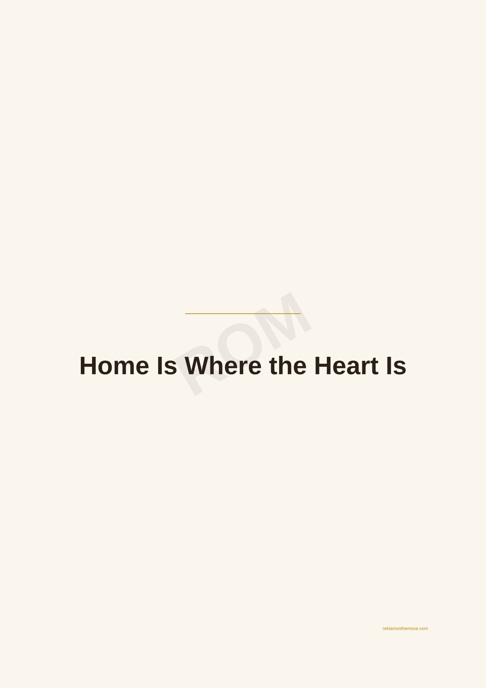 Home Is Where the Heart Is · Espresso — ROM dijital ürün önizlemesi (filigranlı)