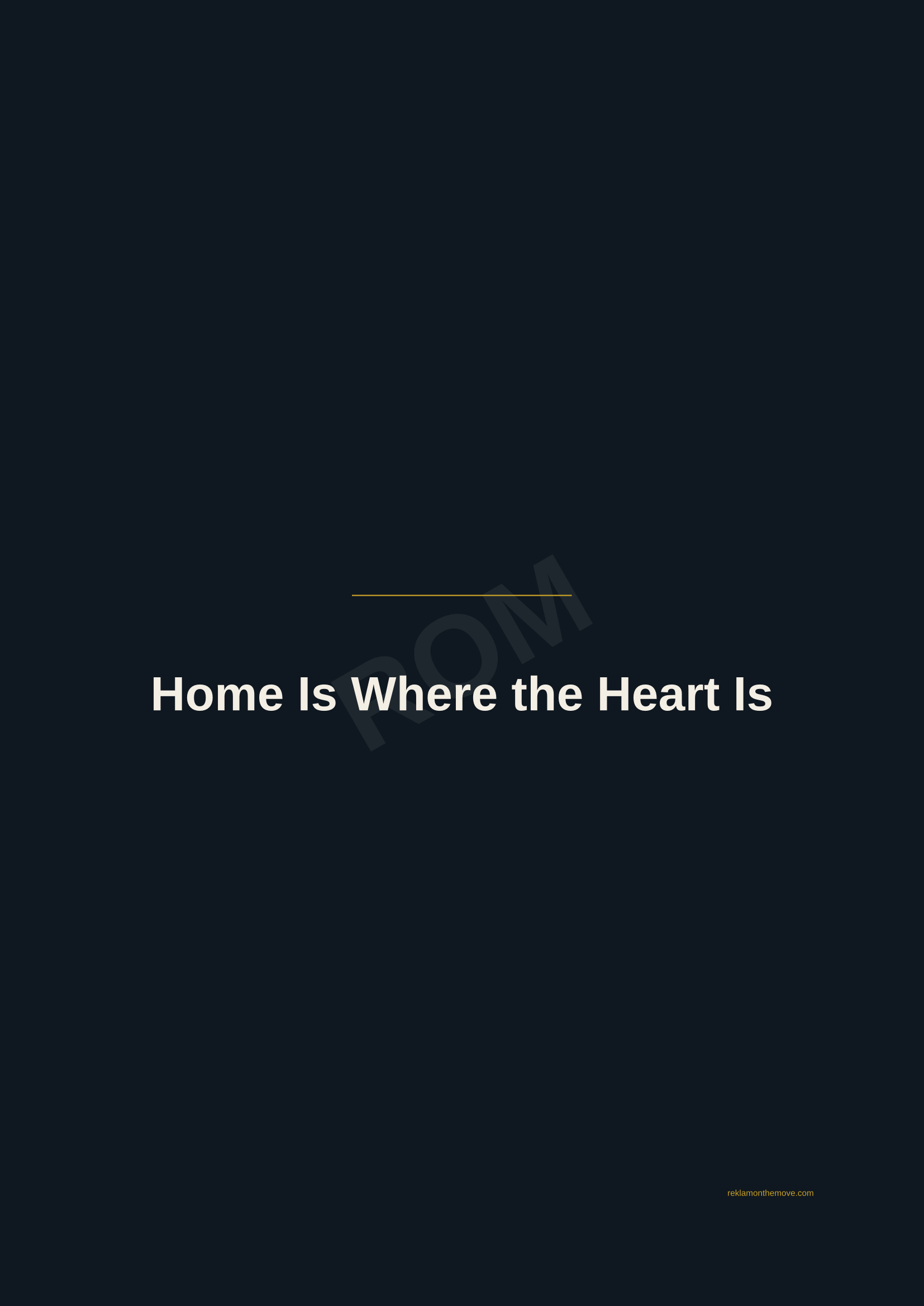 Home Is Where the Heart Is · Gece — ROM dijital ürün önizlemesi (filigranlı)