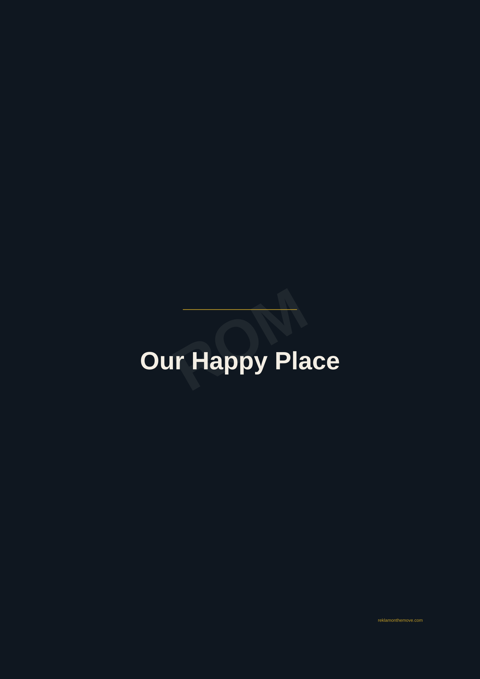 Our Happy Place · Gece — ROM dijital ürün önizlemesi (filigranlı)