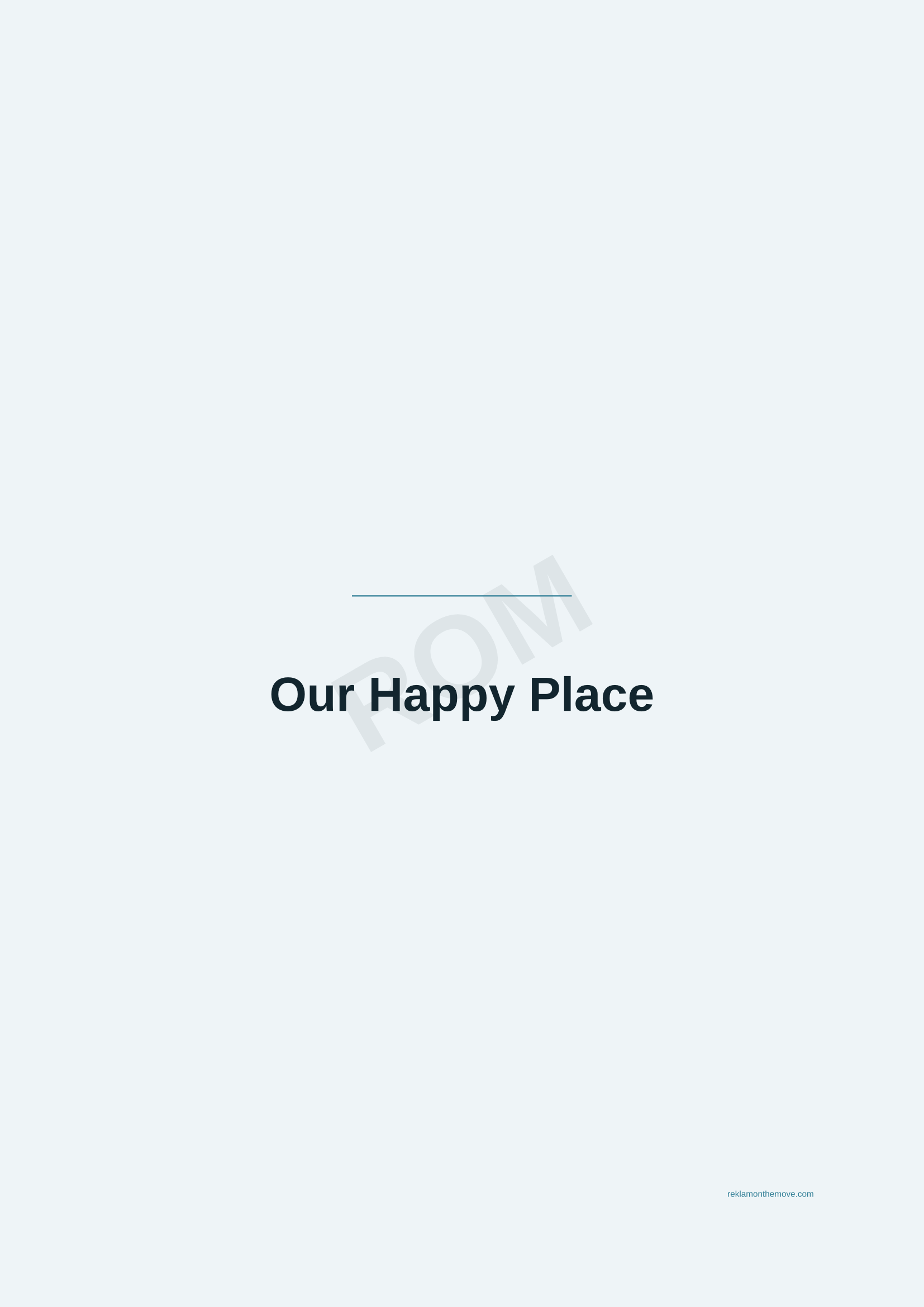 Our Happy Place · Okyanus — ROM dijital ürün önizlemesi (filigranlı)
