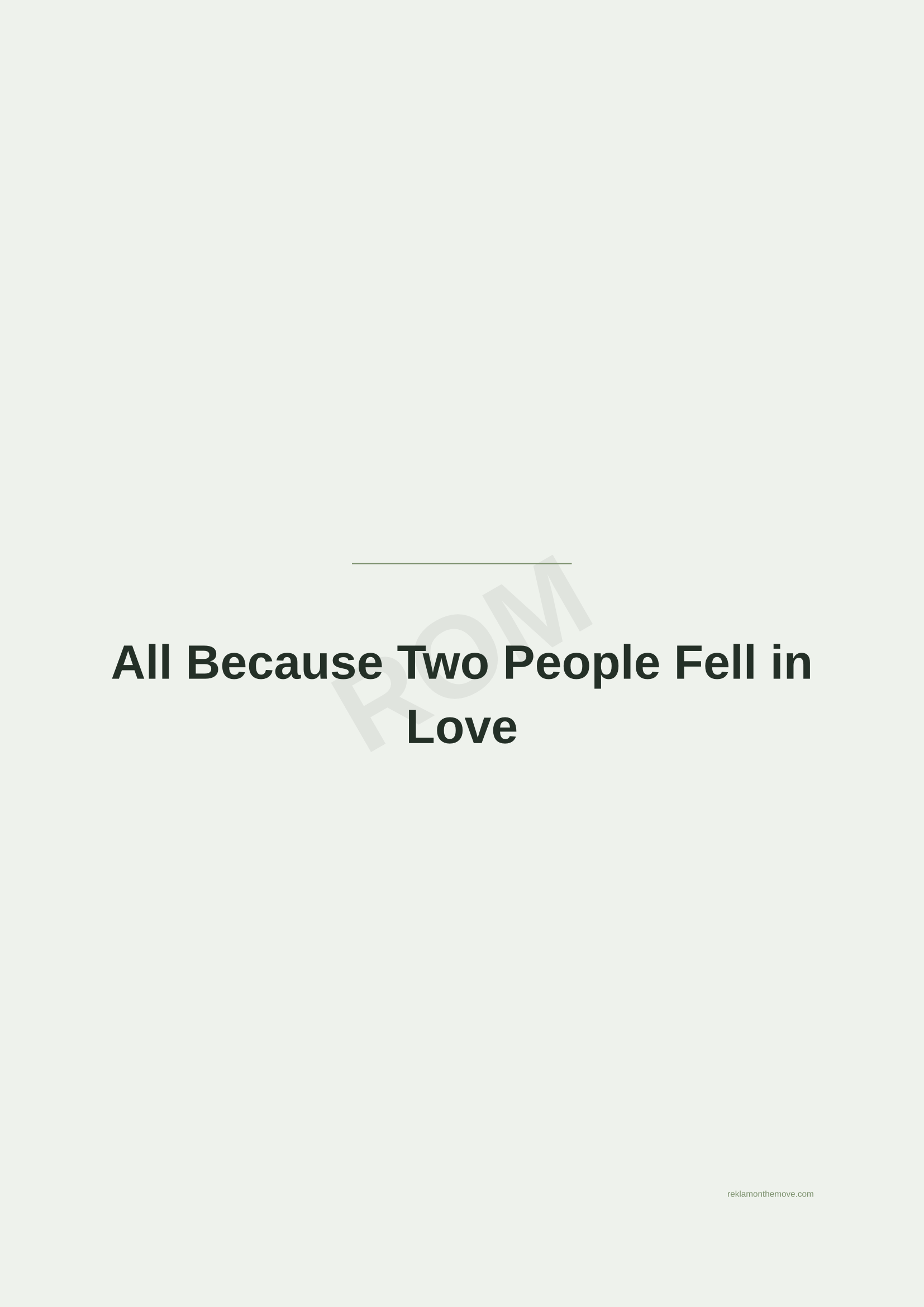 All Because Two People Fell in Love · Adaçayı — ROM dijital ürün önizlemesi (filigranlı)