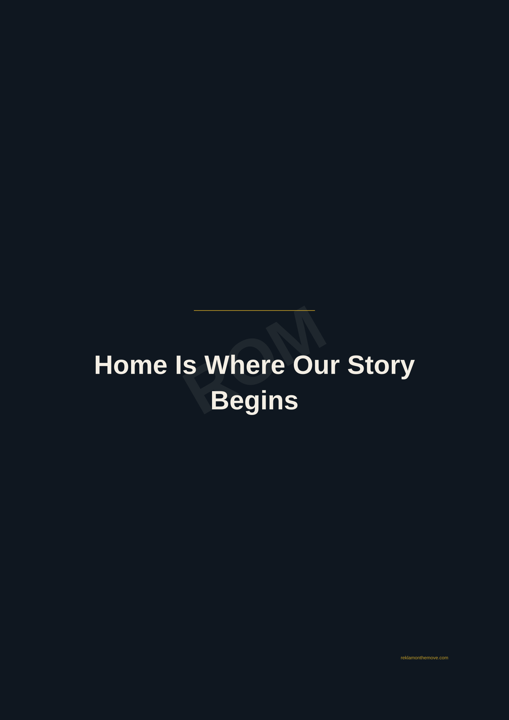 Home Is Where Our Story Begins · Gece — ROM dijital ürün önizlemesi (filigranlı)