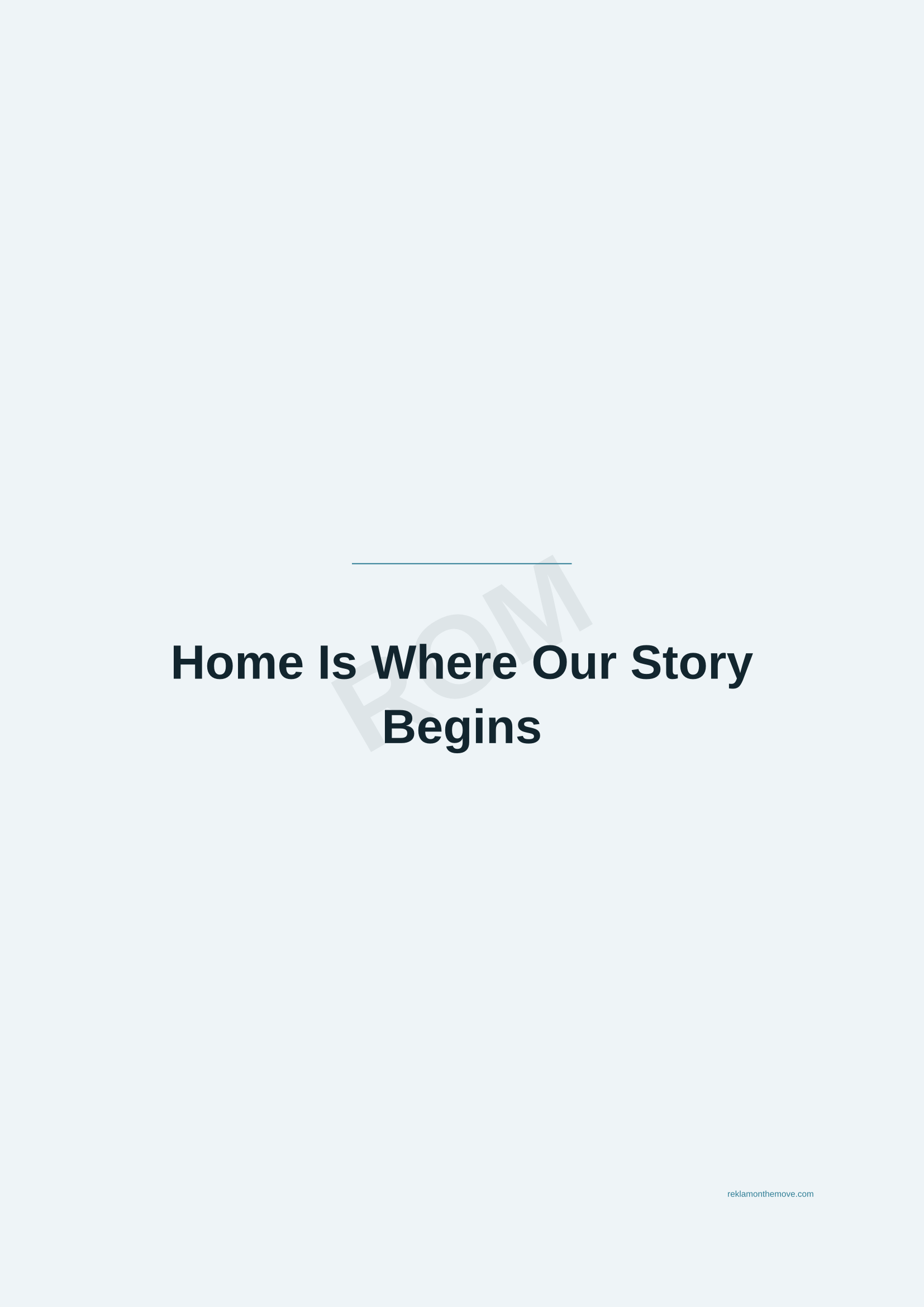 Home Is Where Our Story Begins · Okyanus — ROM dijital ürün önizlemesi (filigranlı)