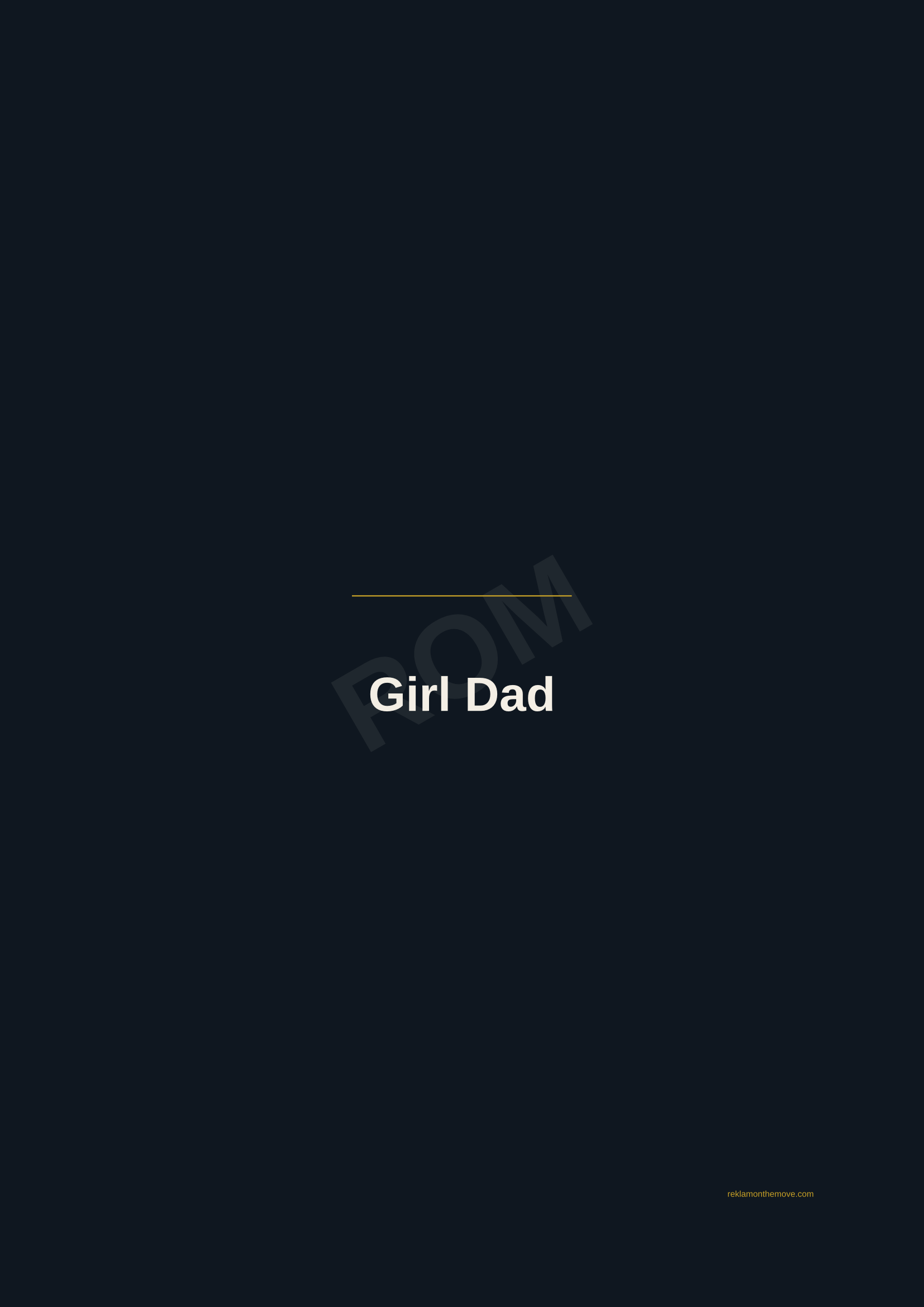 Girl Dad · Gece — ROM dijital ürün önizlemesi (filigranlı)