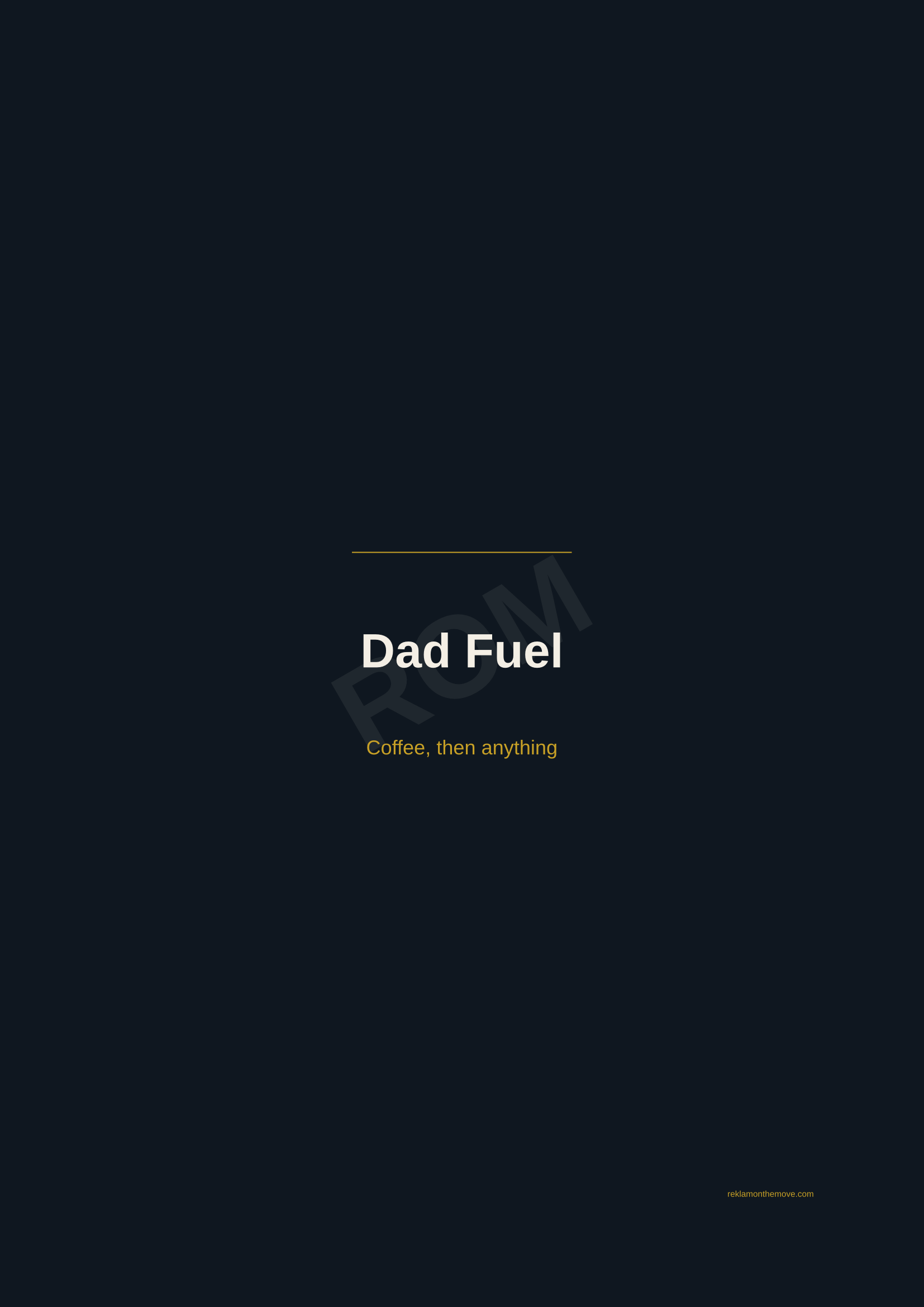 Dad Fuel · Gece — ROM dijital ürün önizlemesi (filigranlı)