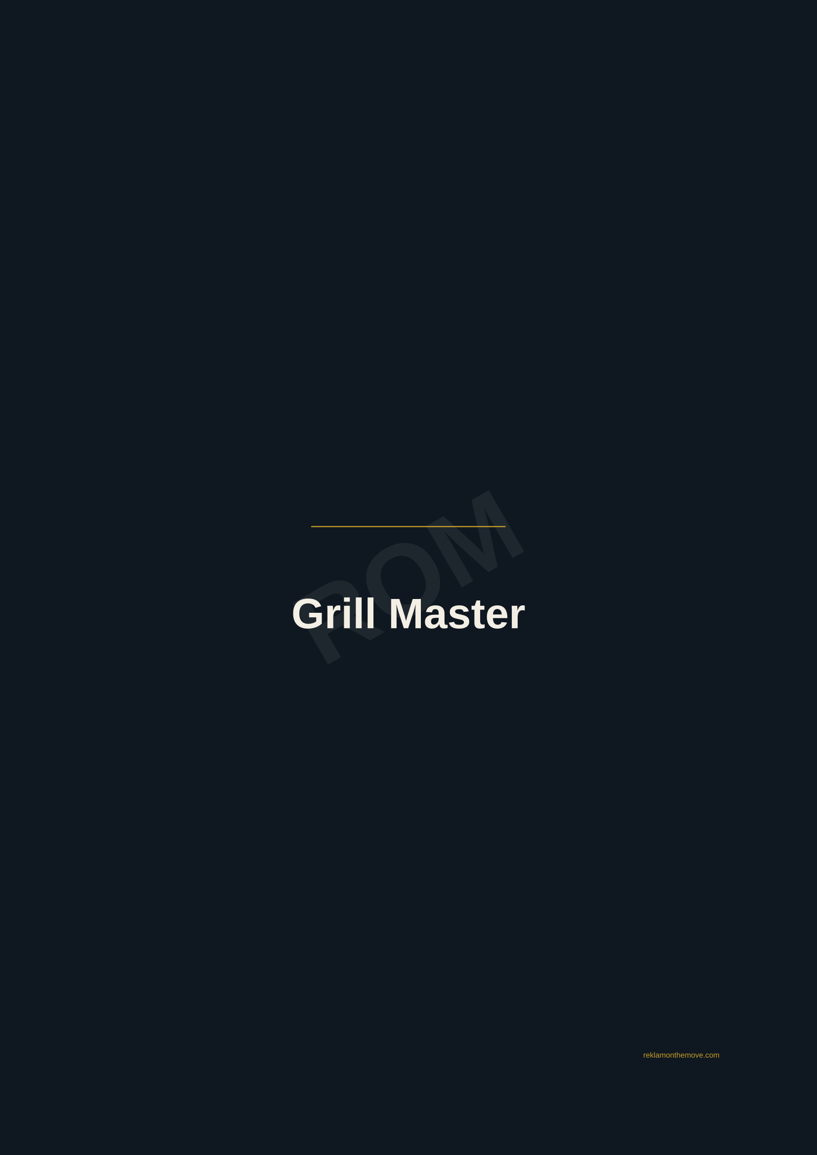 Grill Master · Gece — ROM dijital ürün önizlemesi (filigranlı)