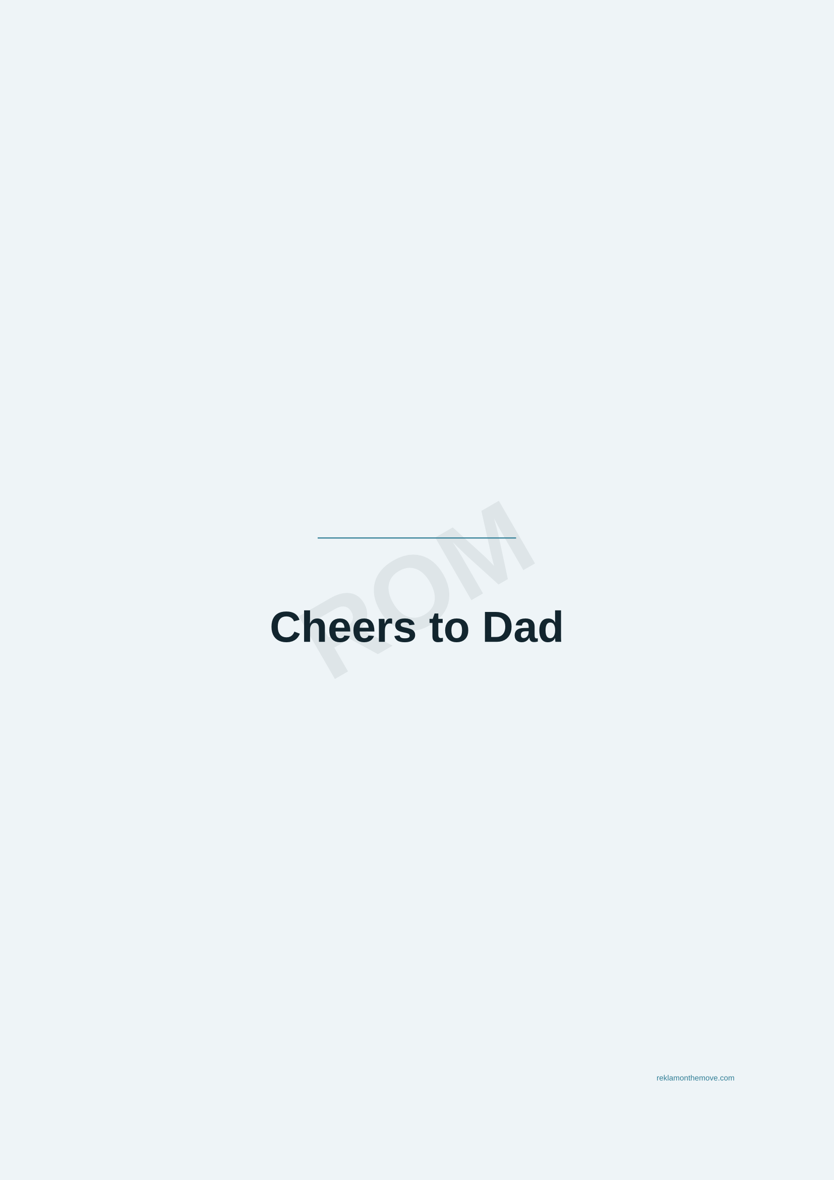 Cheers to Dad · Okyanus — ROM dijital ürün önizlemesi (filigranlı)