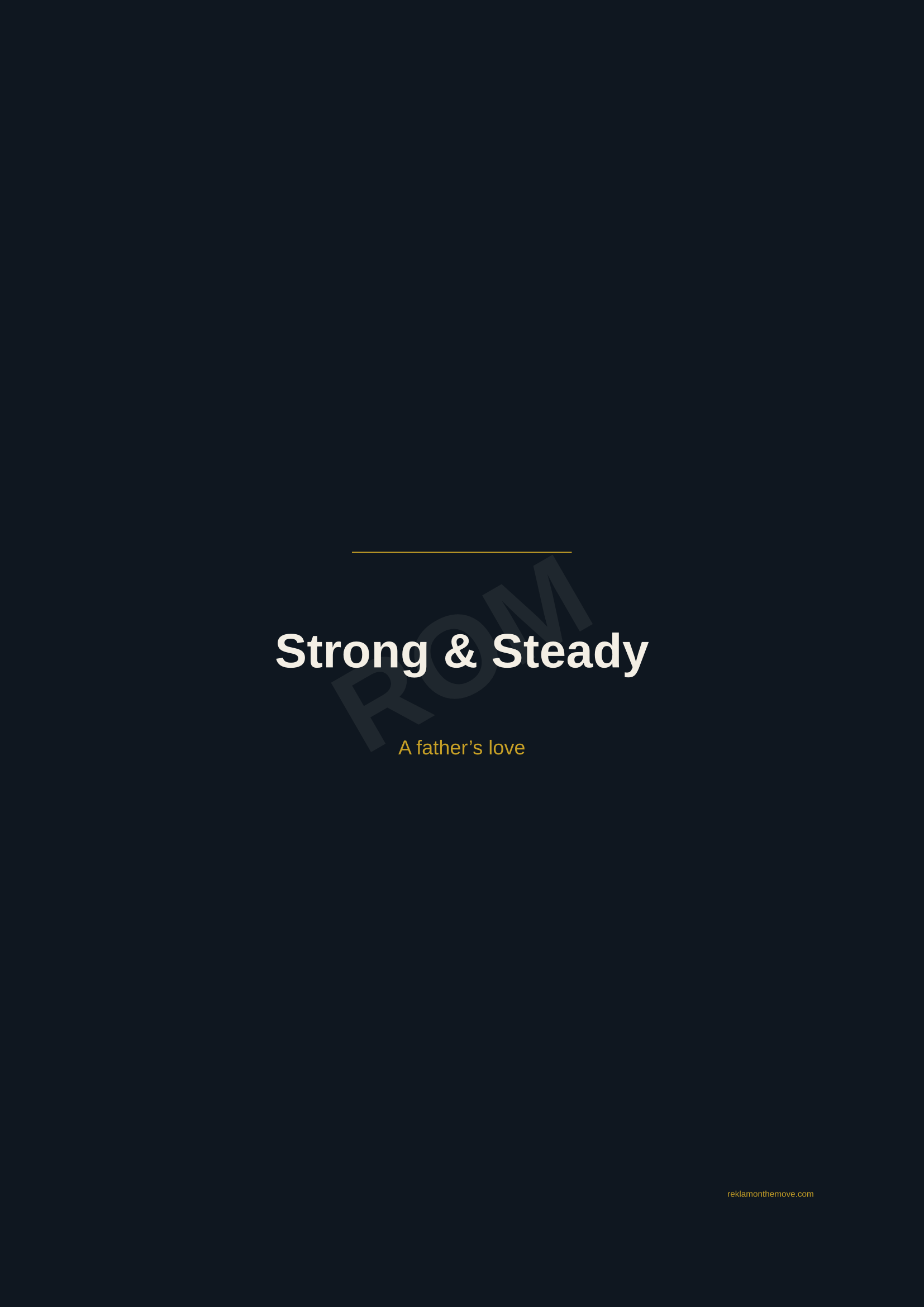 Strong & Steady · Gece — ROM dijital ürün önizlemesi (filigranlı)