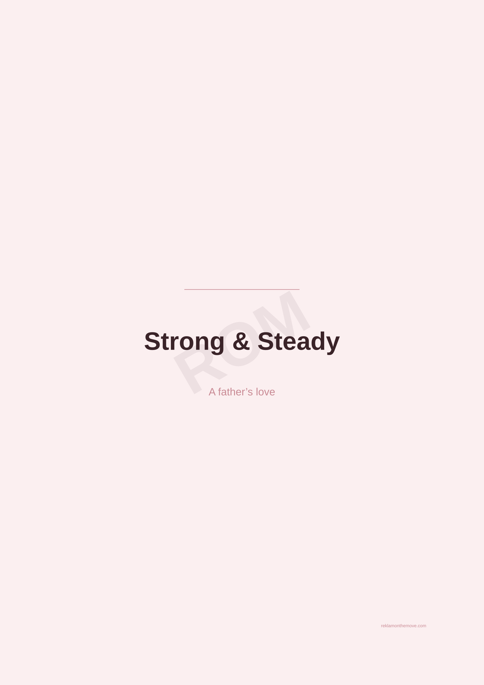 Strong & Steady · Gül — ROM dijital ürün önizlemesi (filigranlı)