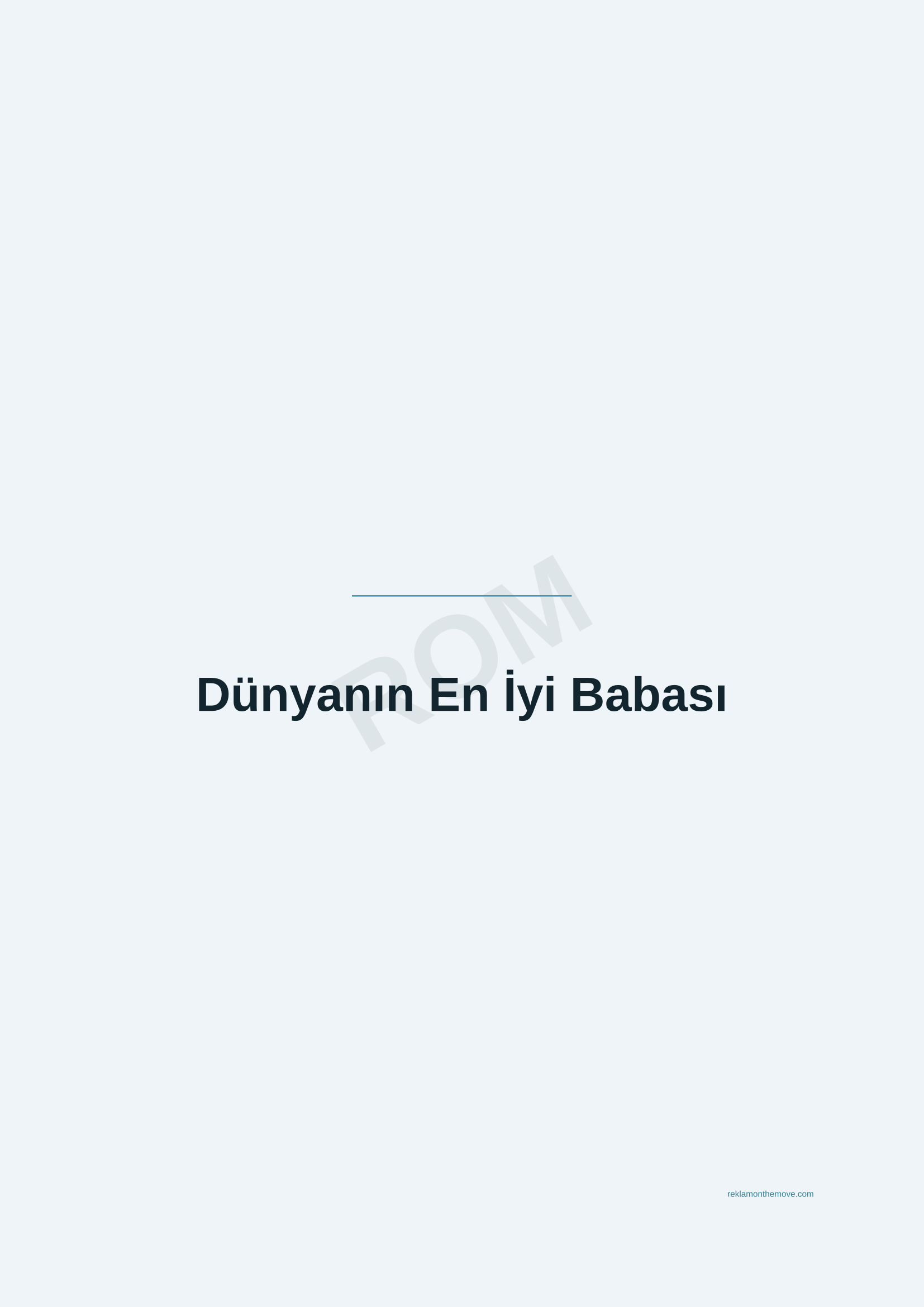 Dünyanın En İyi Babası · Okyanus — ROM dijital ürün önizlemesi (filigranlı)