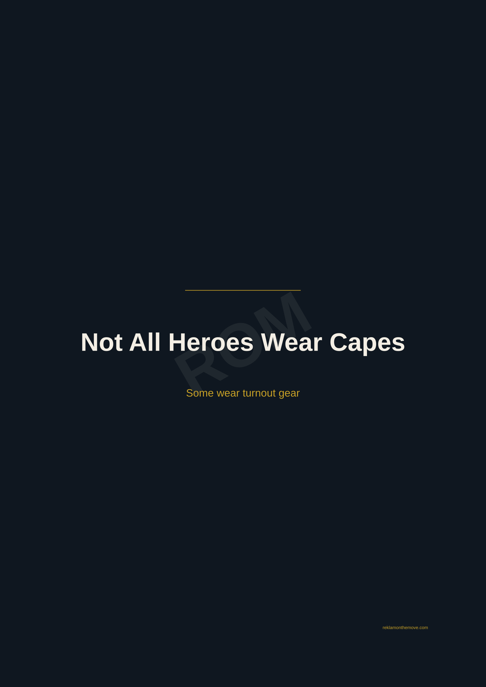 Not All Heroes Wear Capes · Gece — ROM dijital ürün önizlemesi (filigranlı)