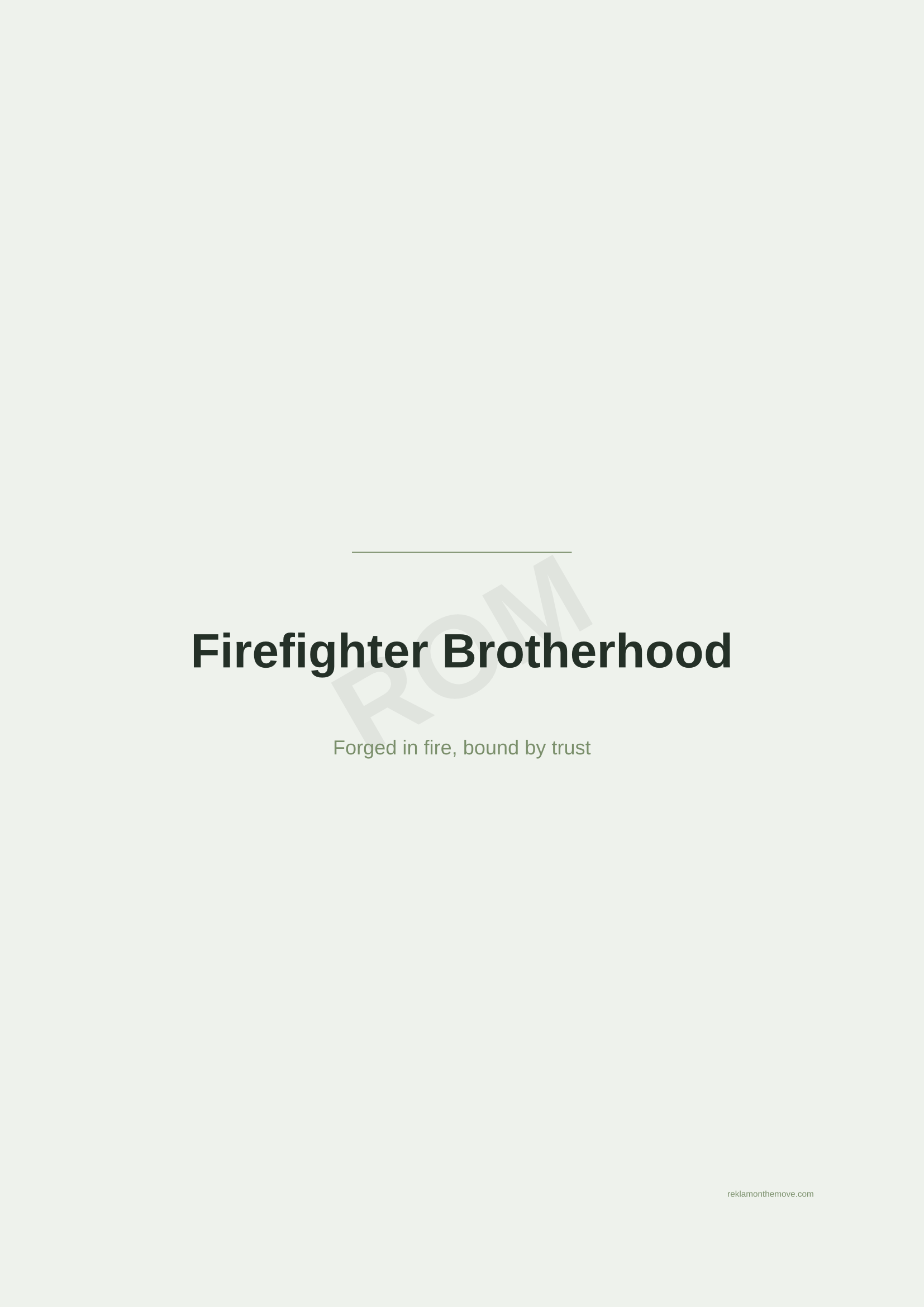 Firefighter Brotherhood · Adaçayı — ROM dijital ürün önizlemesi (filigranlı)