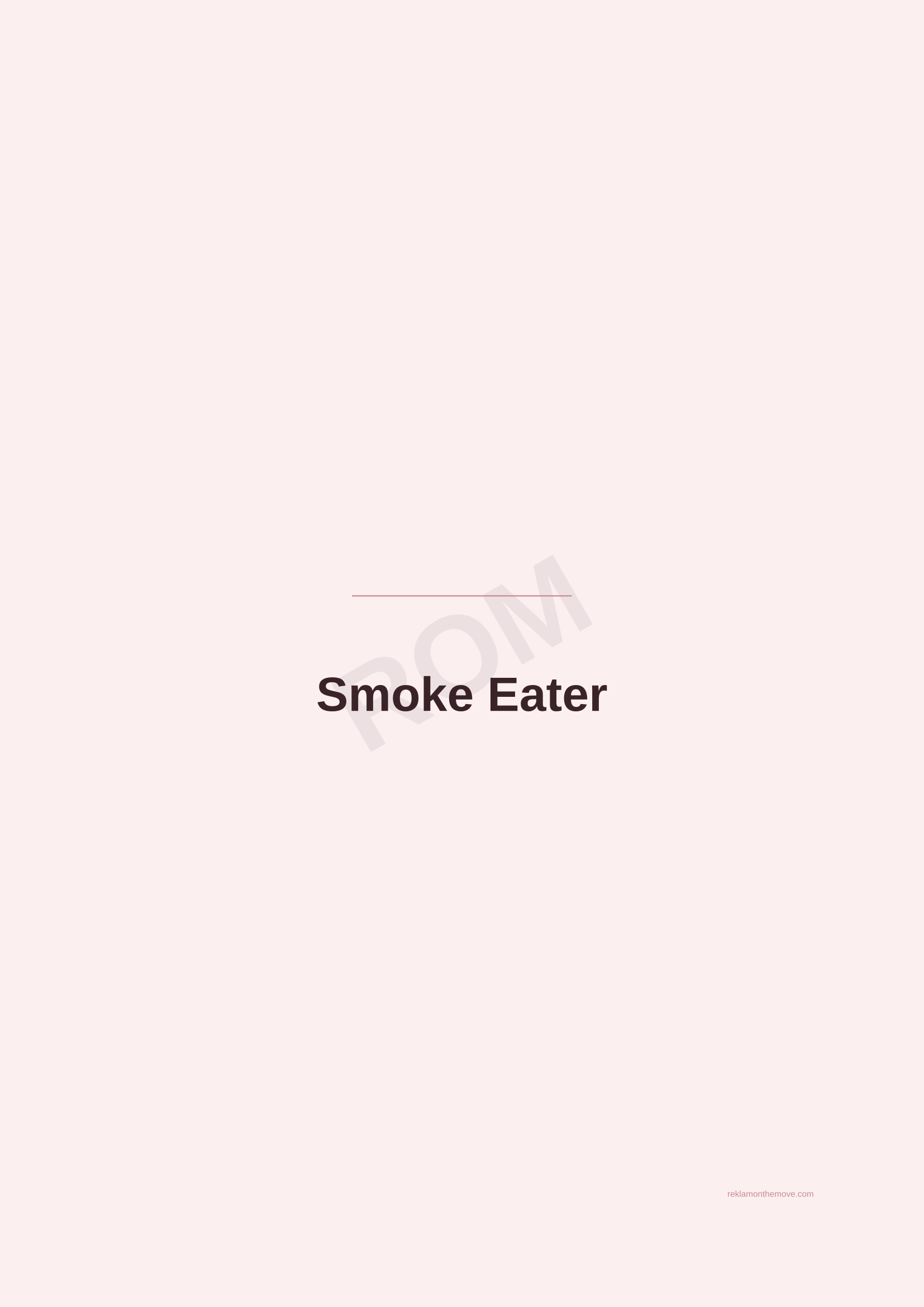 Smoke Eater · Gül — ROM dijital ürün önizlemesi (filigranlı)
