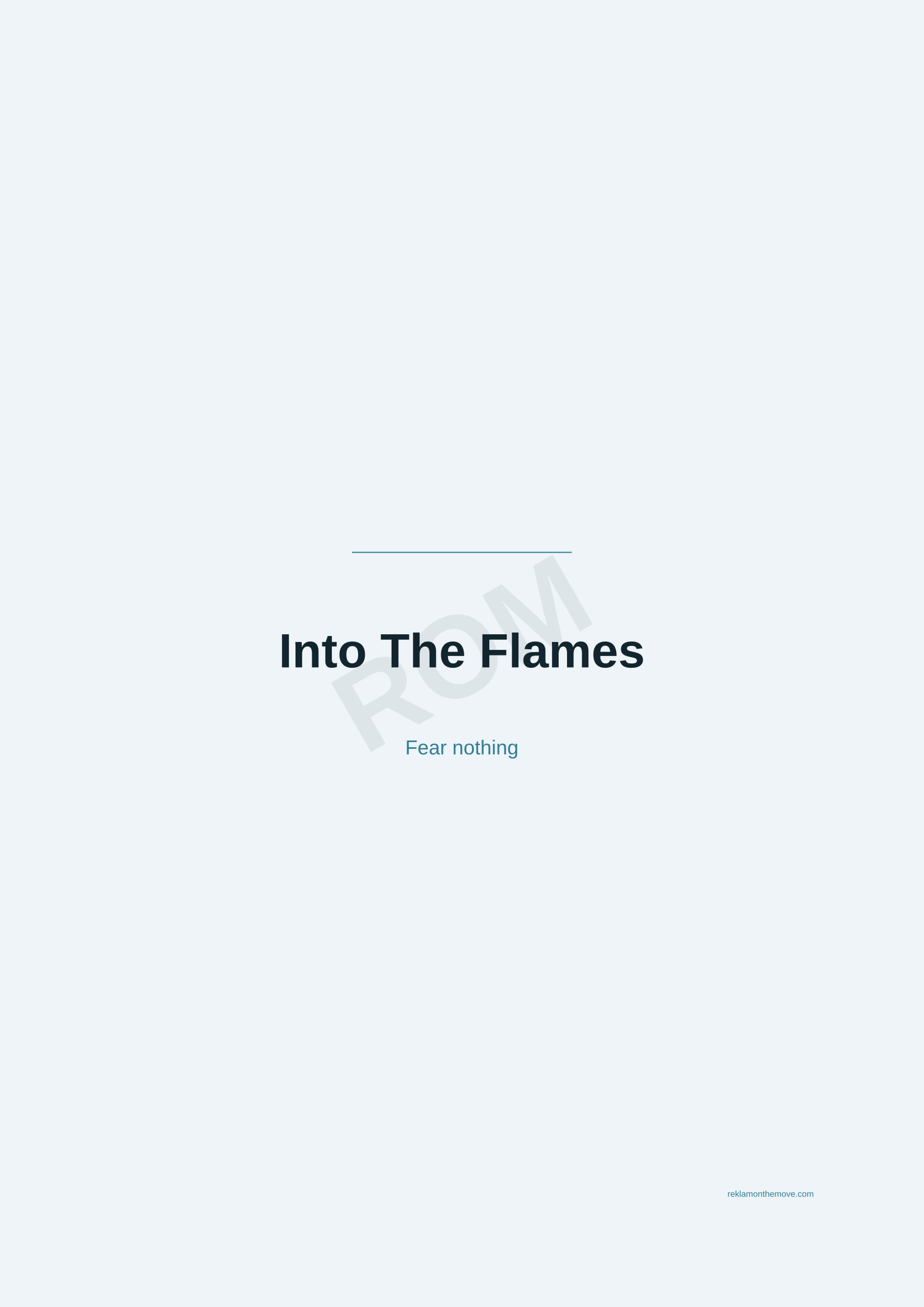 Into The Flames · Okyanus — ROM dijital ürün önizlemesi (filigranlı)