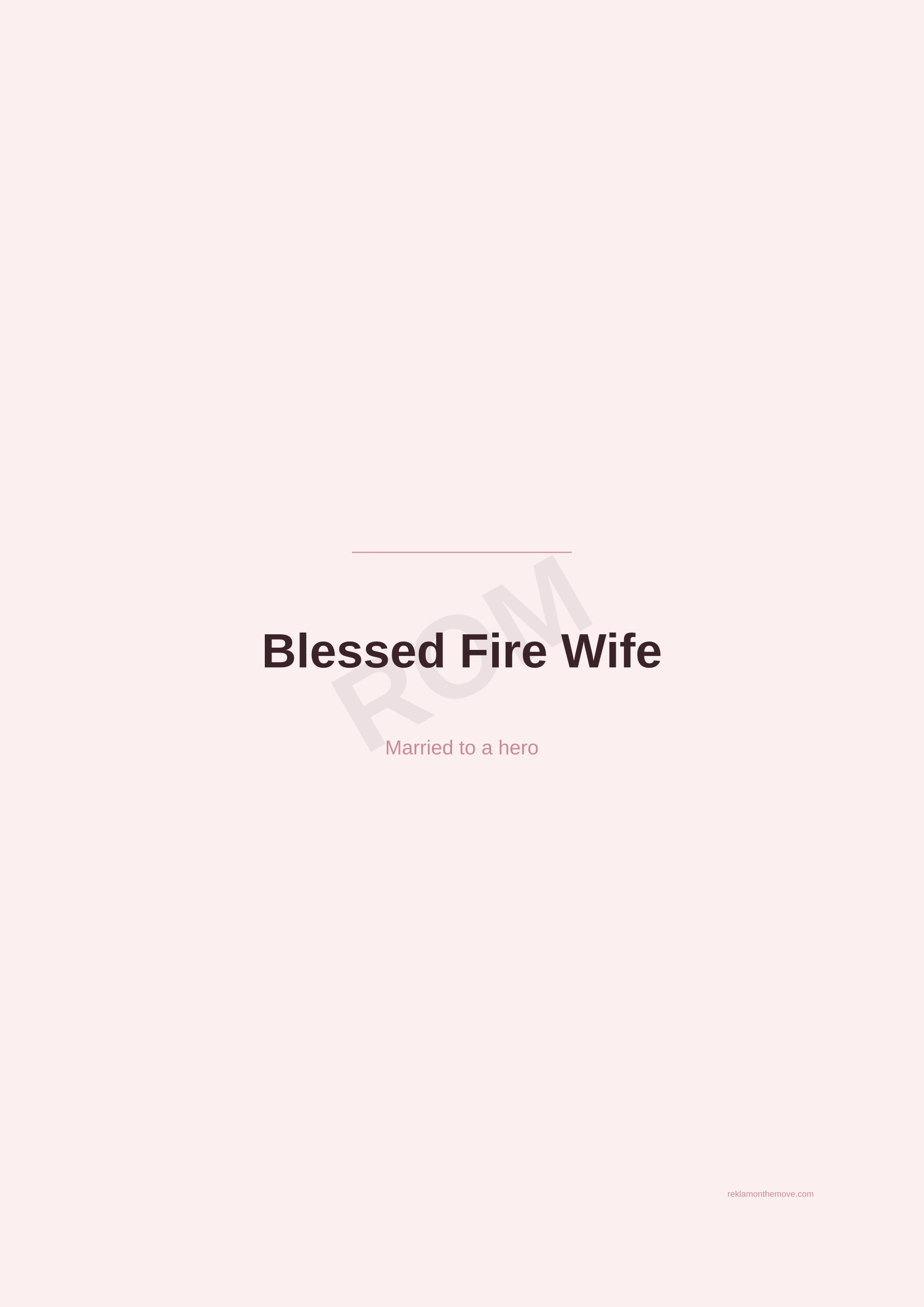Blessed Fire Wife · Gül — ROM dijital ürün önizlemesi (filigranlı)