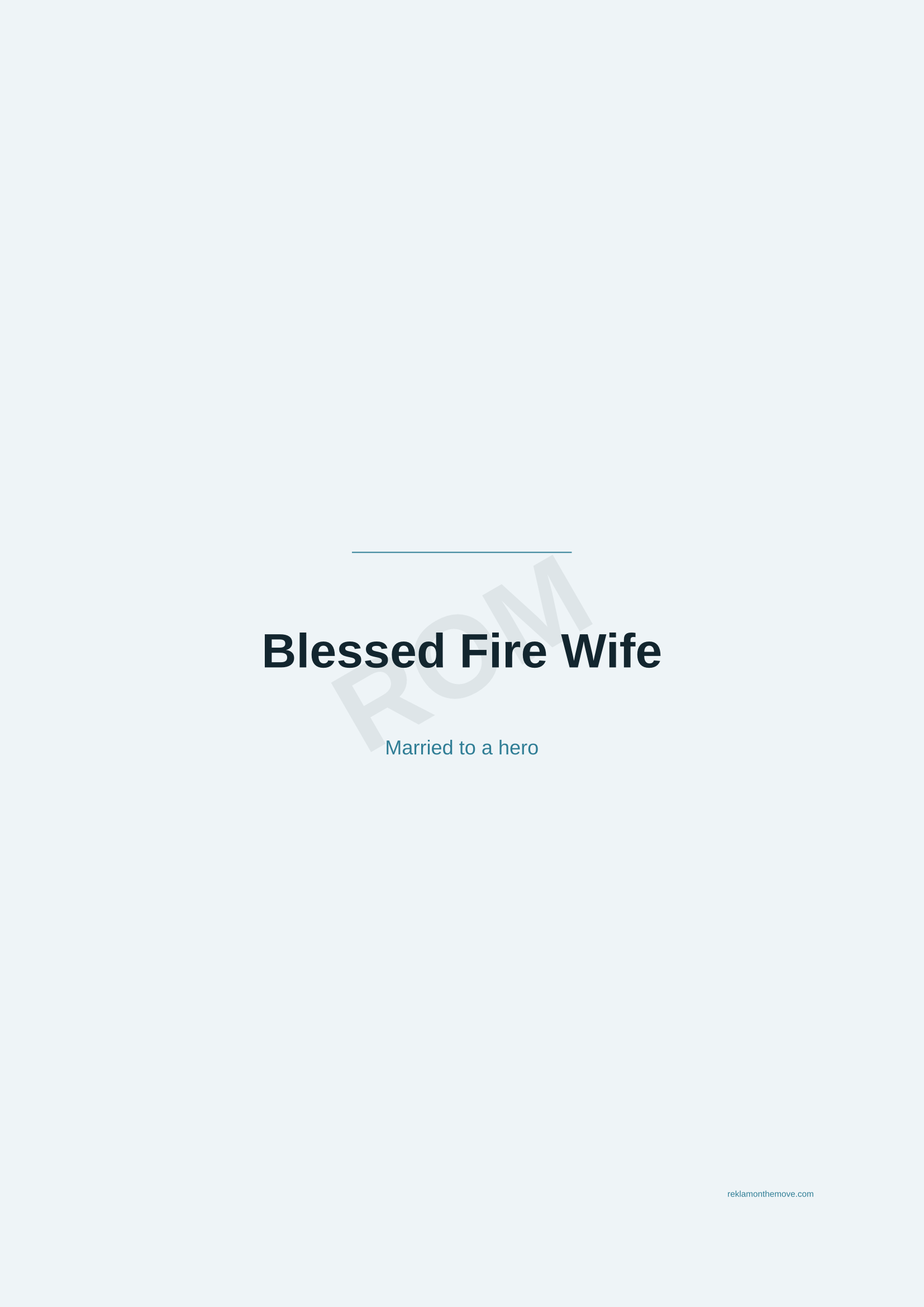 Blessed Fire Wife · Okyanus — ROM dijital ürün önizlemesi (filigranlı)