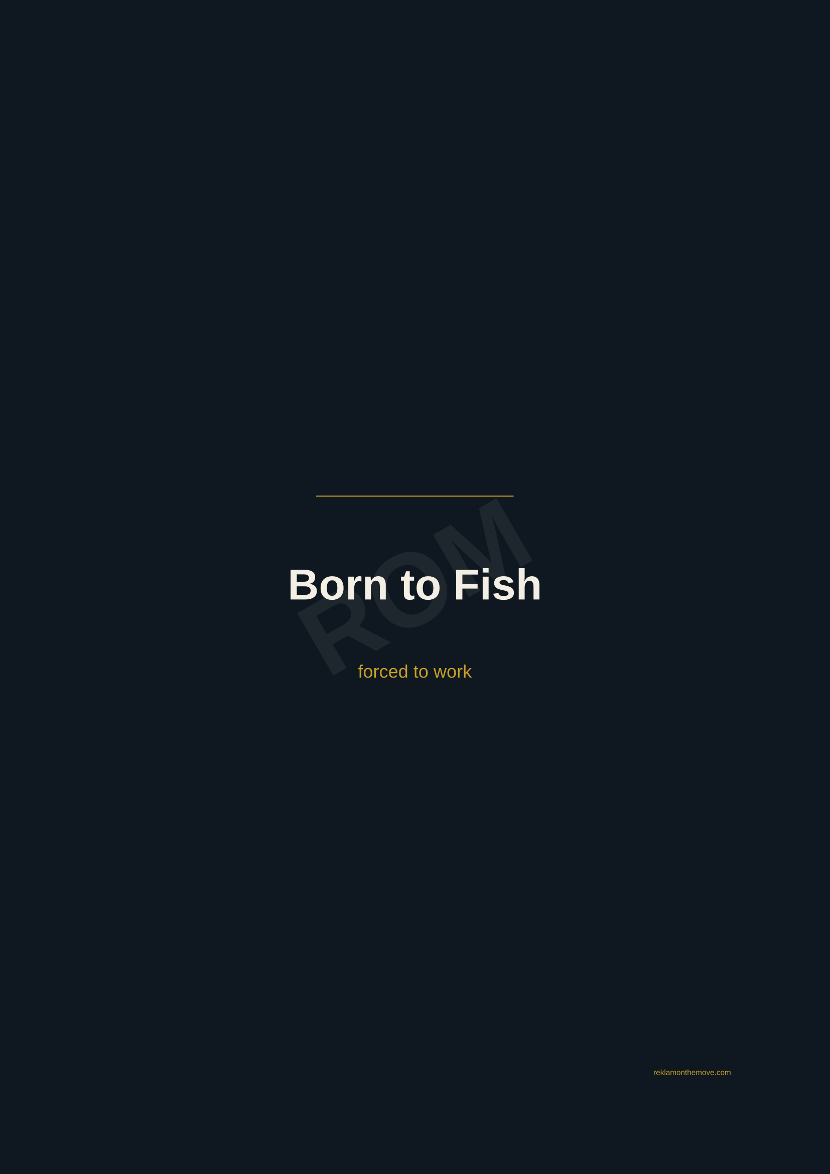 Born to Fish · Gece — ROM dijital ürün önizlemesi (filigranlı)