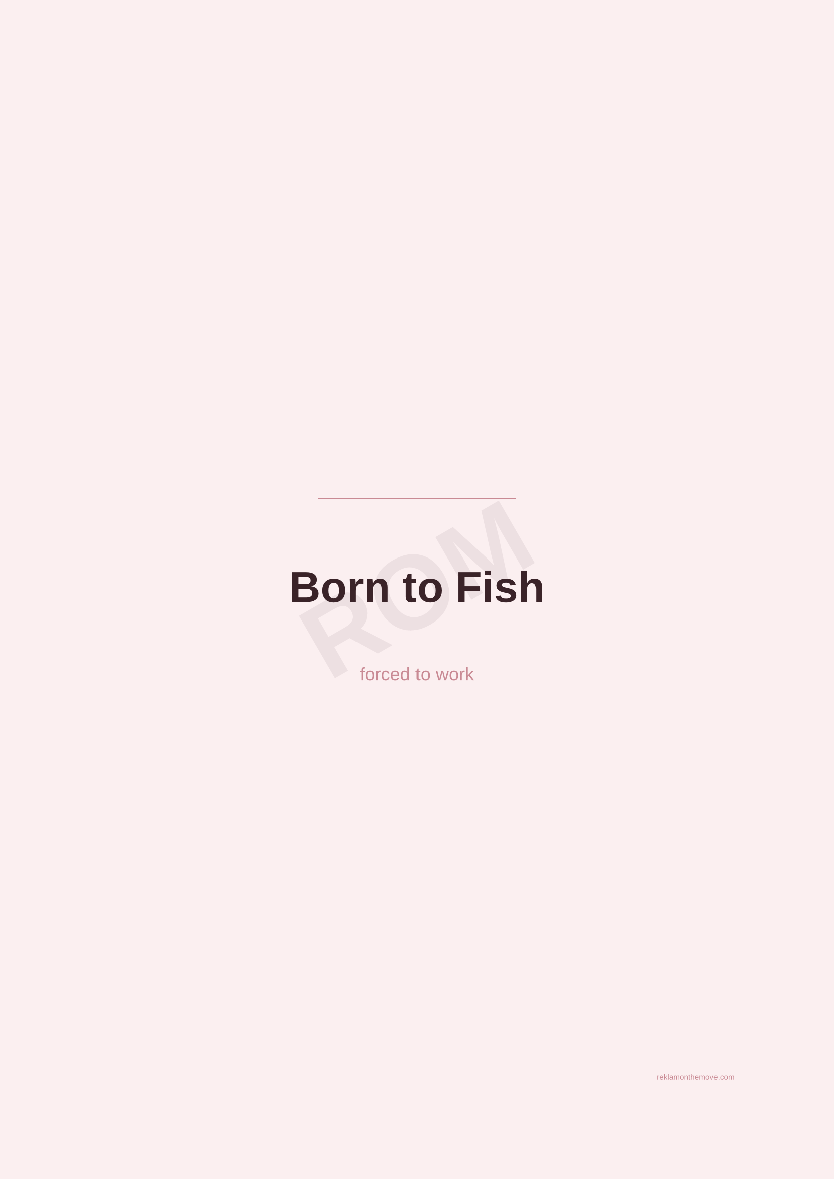 Born to Fish · Gül — ROM dijital ürün önizlemesi (filigranlı)