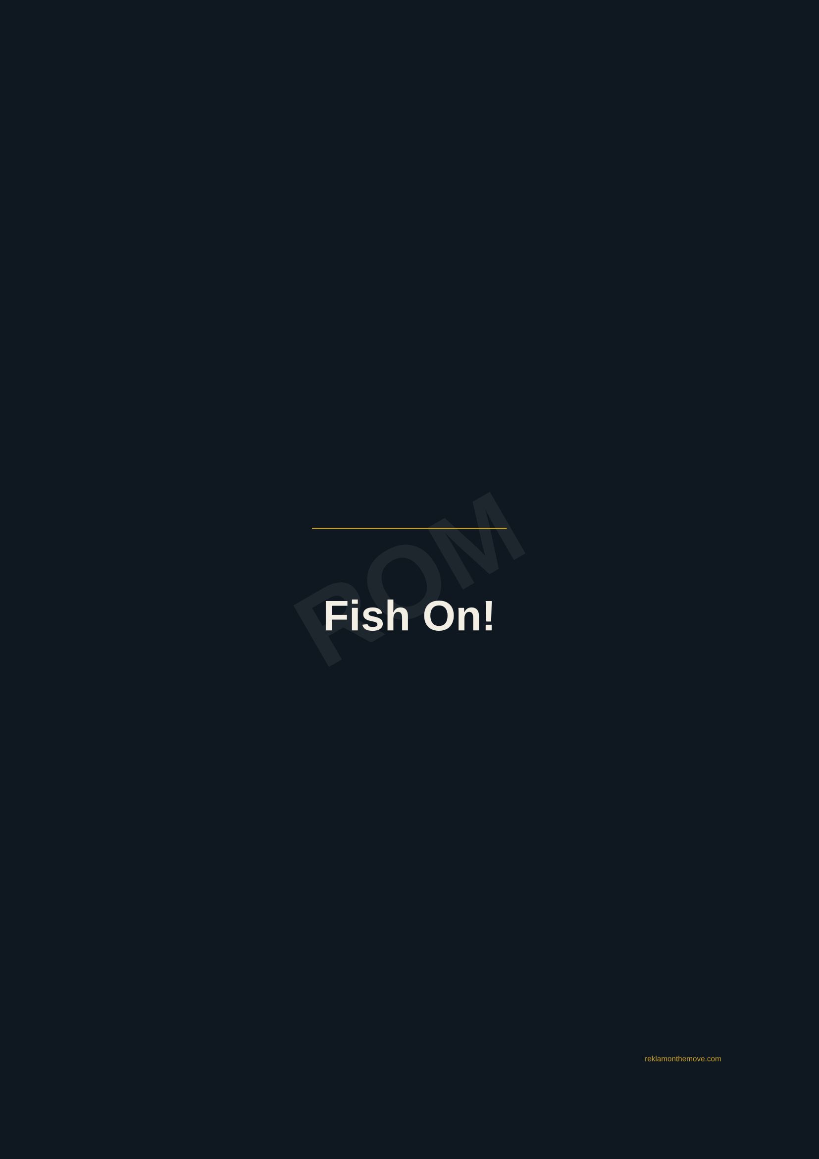 Fish On! · Gece — ROM dijital ürün önizlemesi (filigranlı)