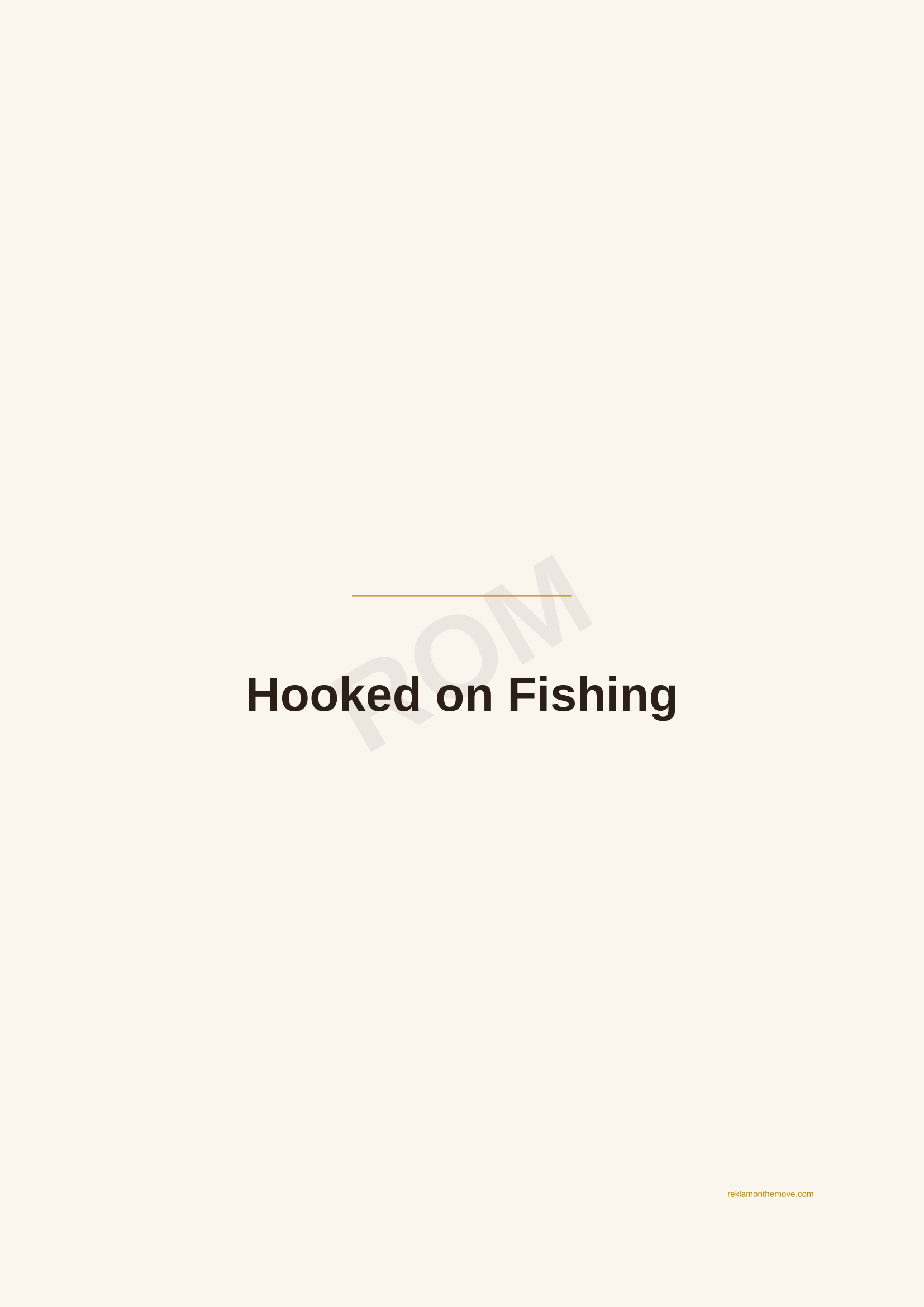 Hooked on Fishing · Espresso — ROM dijital ürün önizlemesi (filigranlı)