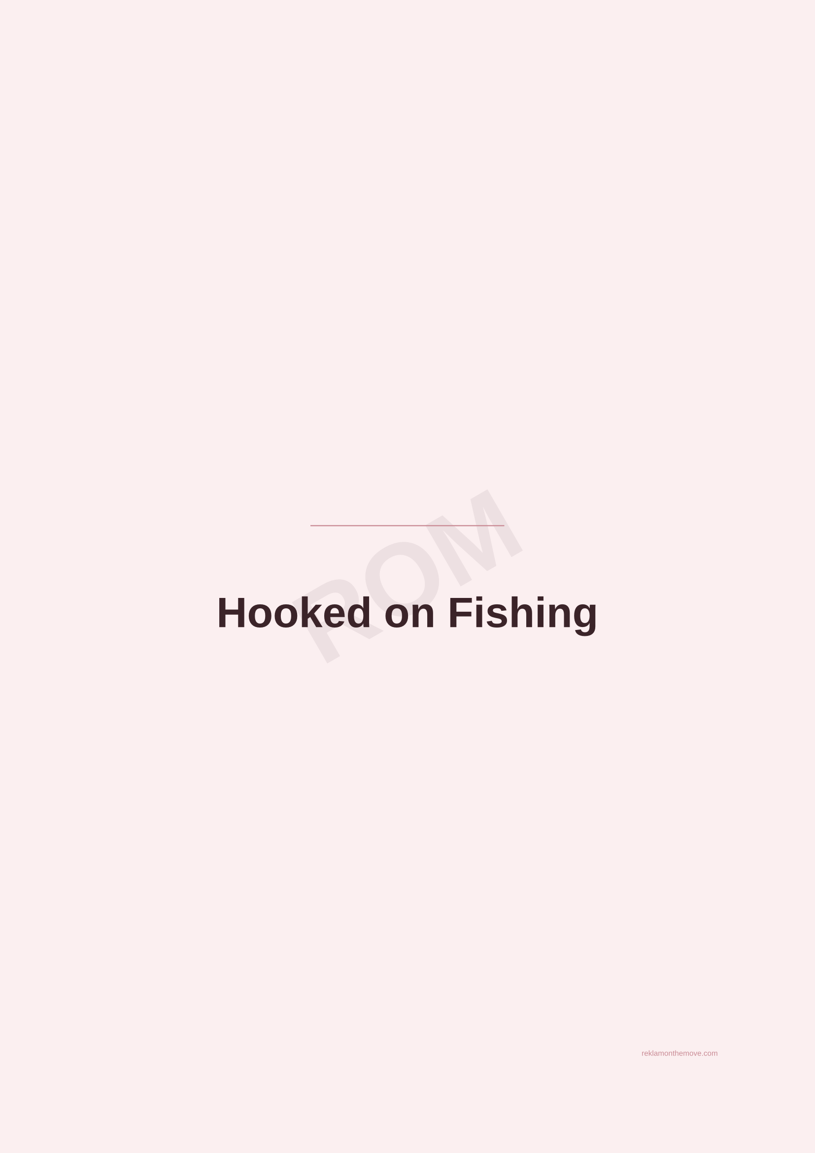 Hooked on Fishing · Gül — ROM dijital ürün önizlemesi (filigranlı)