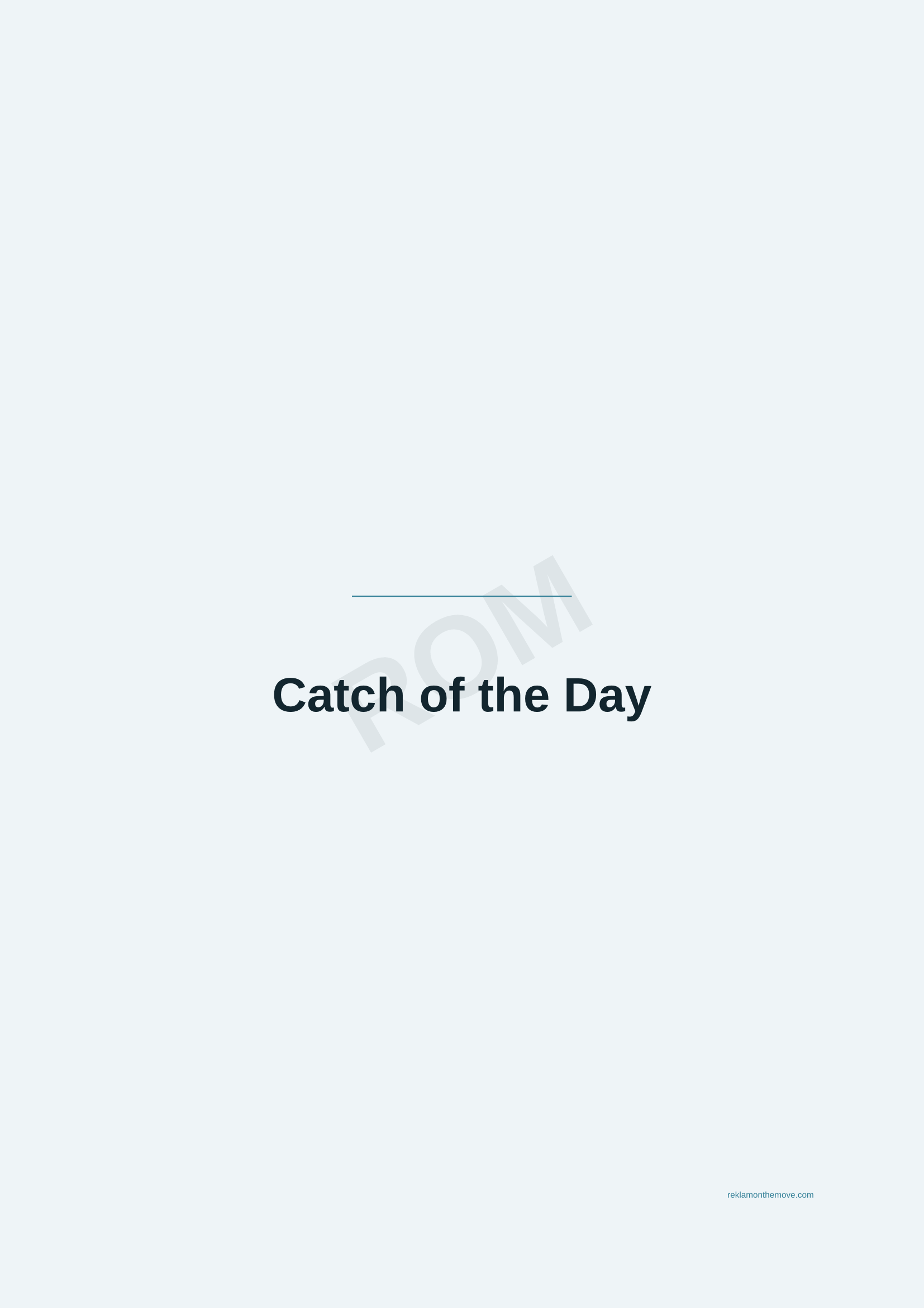 Catch of the Day · Okyanus — ROM dijital ürün önizlemesi (filigranlı)