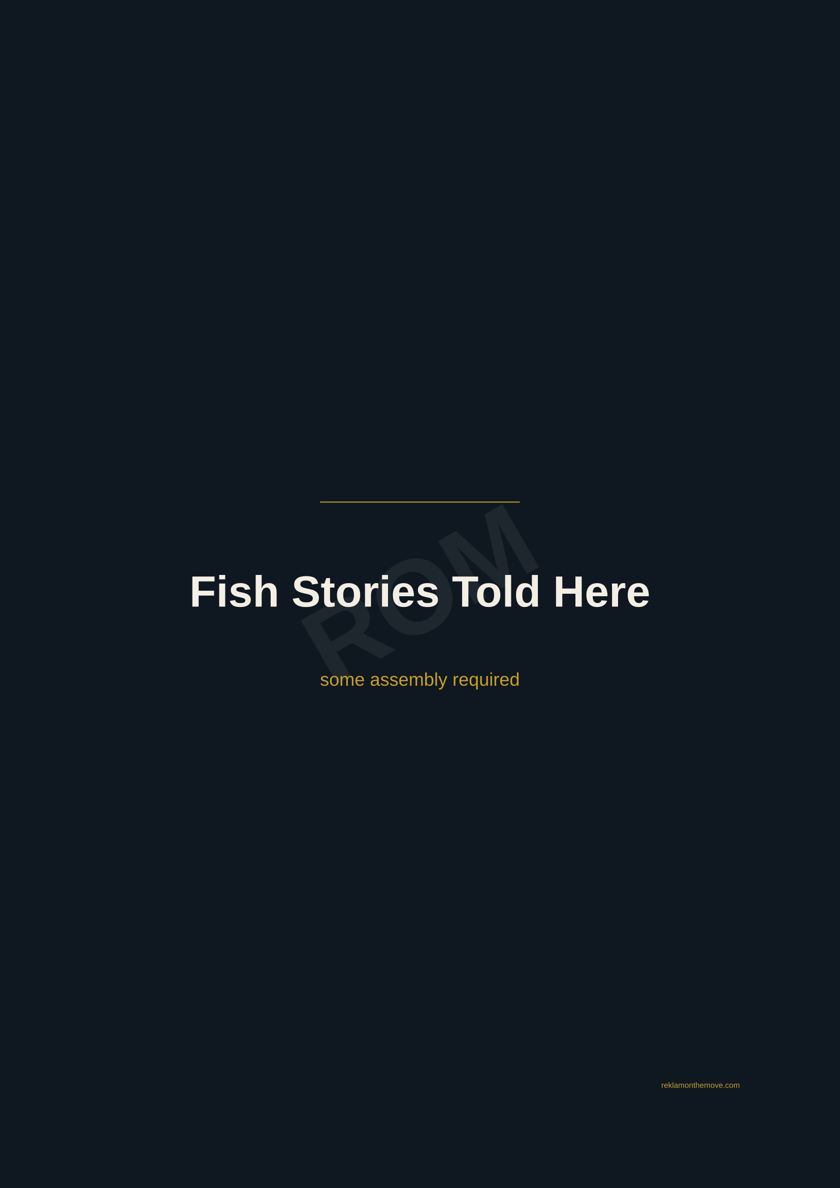 Fish Stories Told Here · Gece — ROM dijital ürün önizlemesi (filigranlı)
