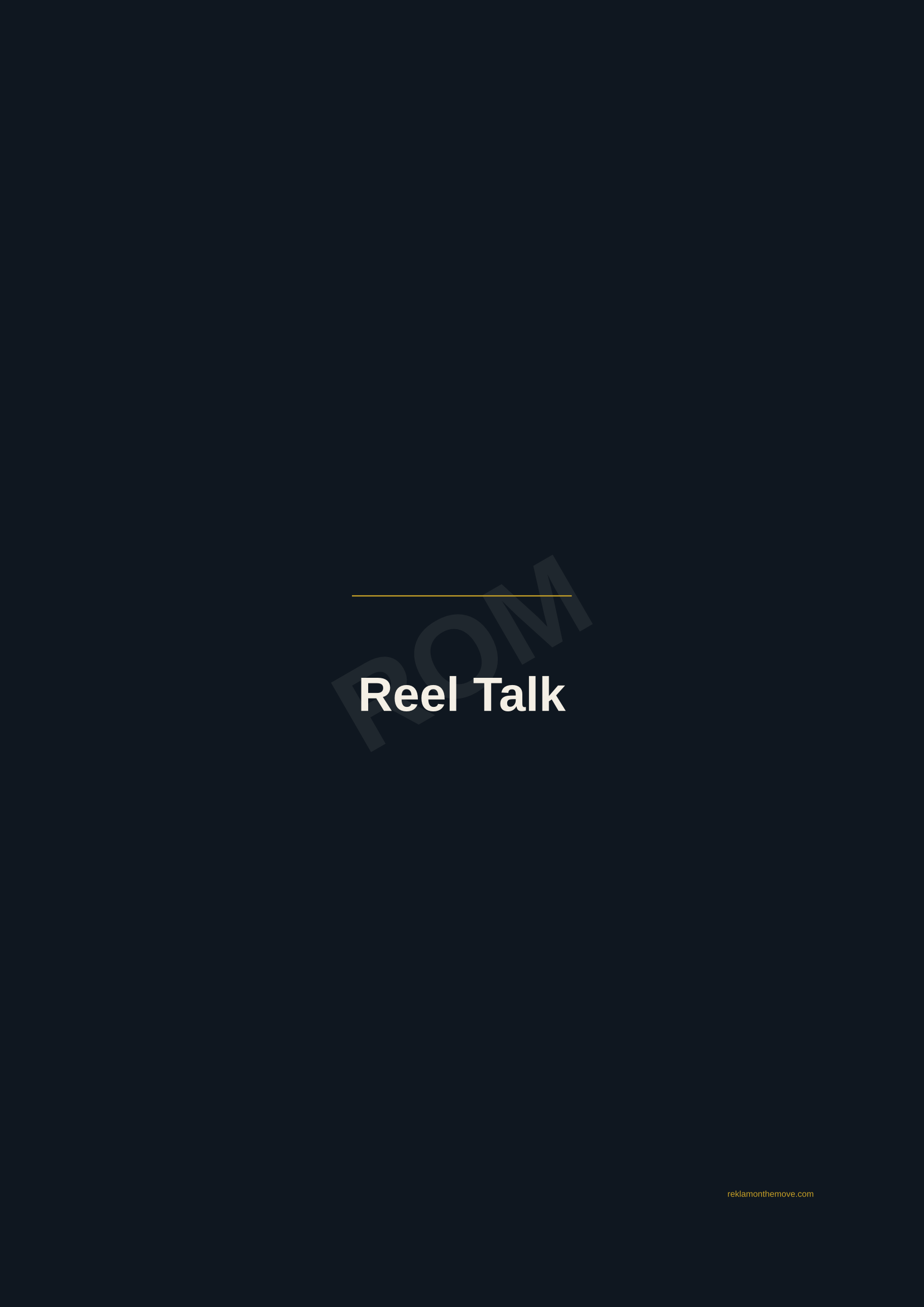 Reel Talk · Gece — ROM dijital ürün önizlemesi (filigranlı)