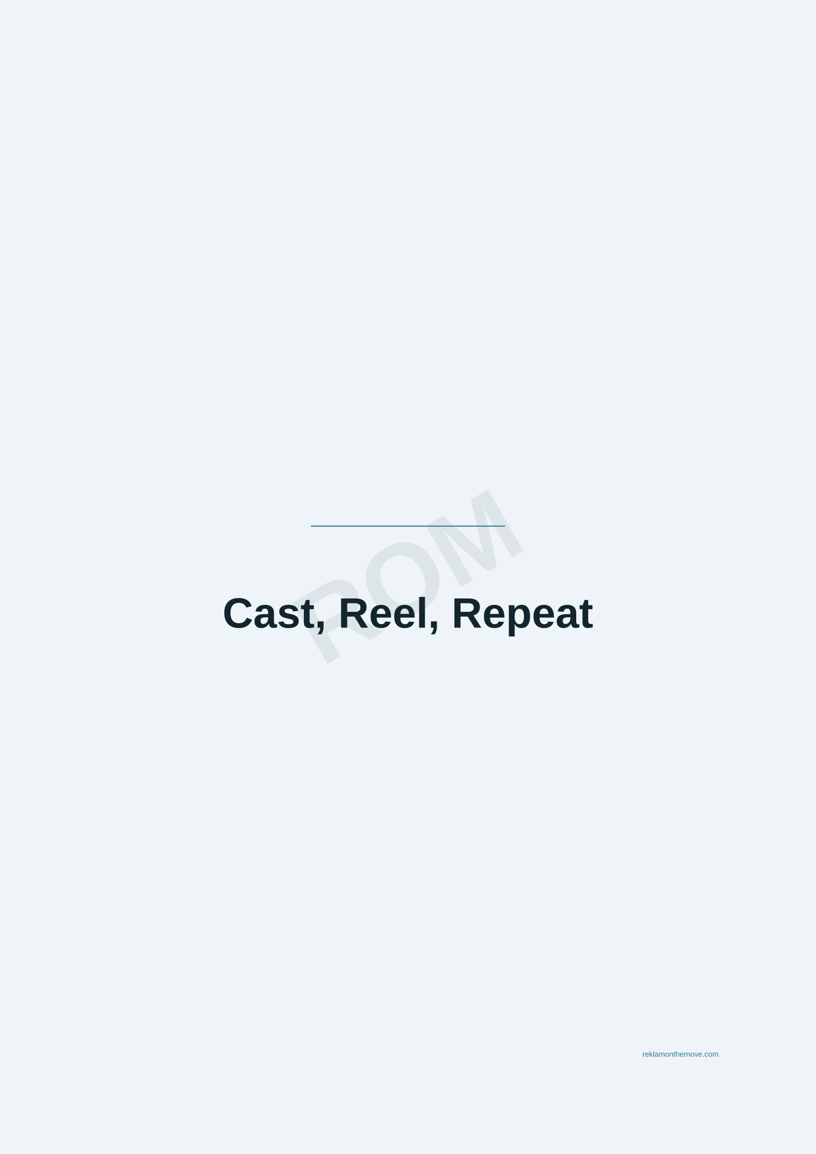 Cast, Reel, Repeat · Okyanus — ROM dijital ürün önizlemesi (filigranlı)