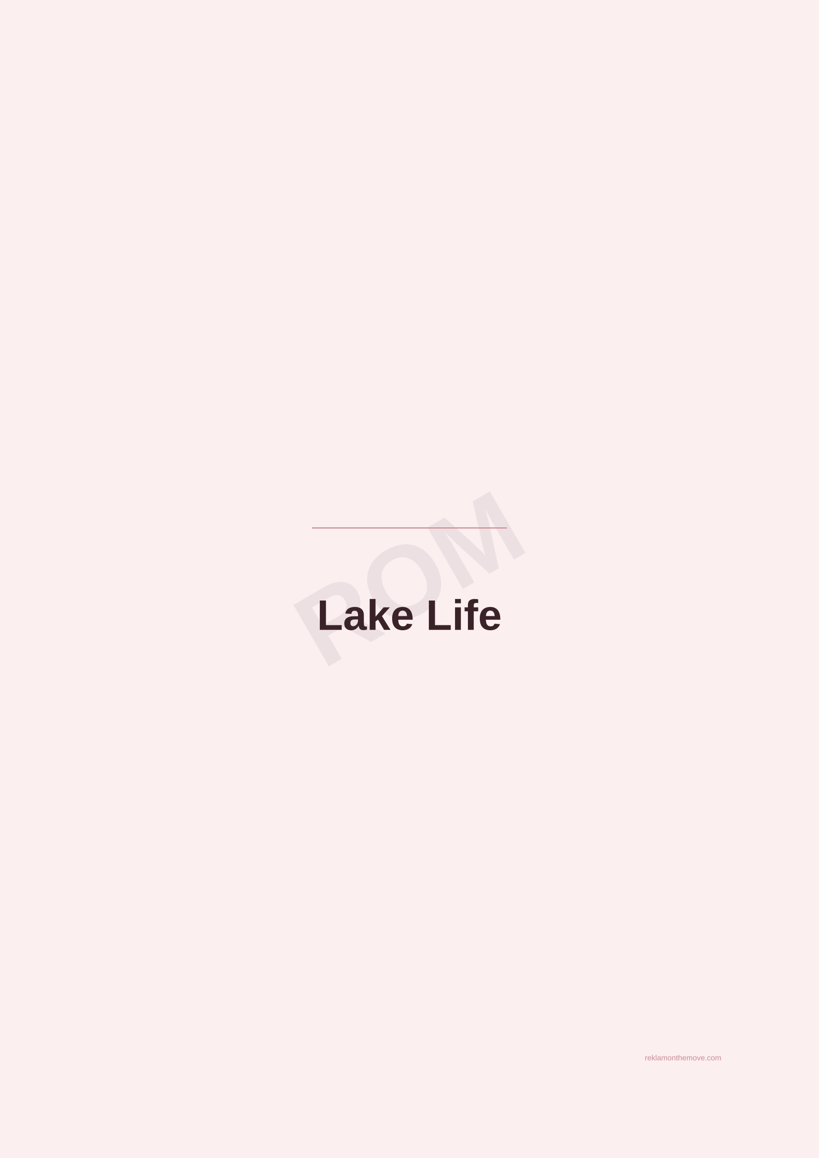 Lake Life · Gül — ROM dijital ürün önizlemesi (filigranlı)