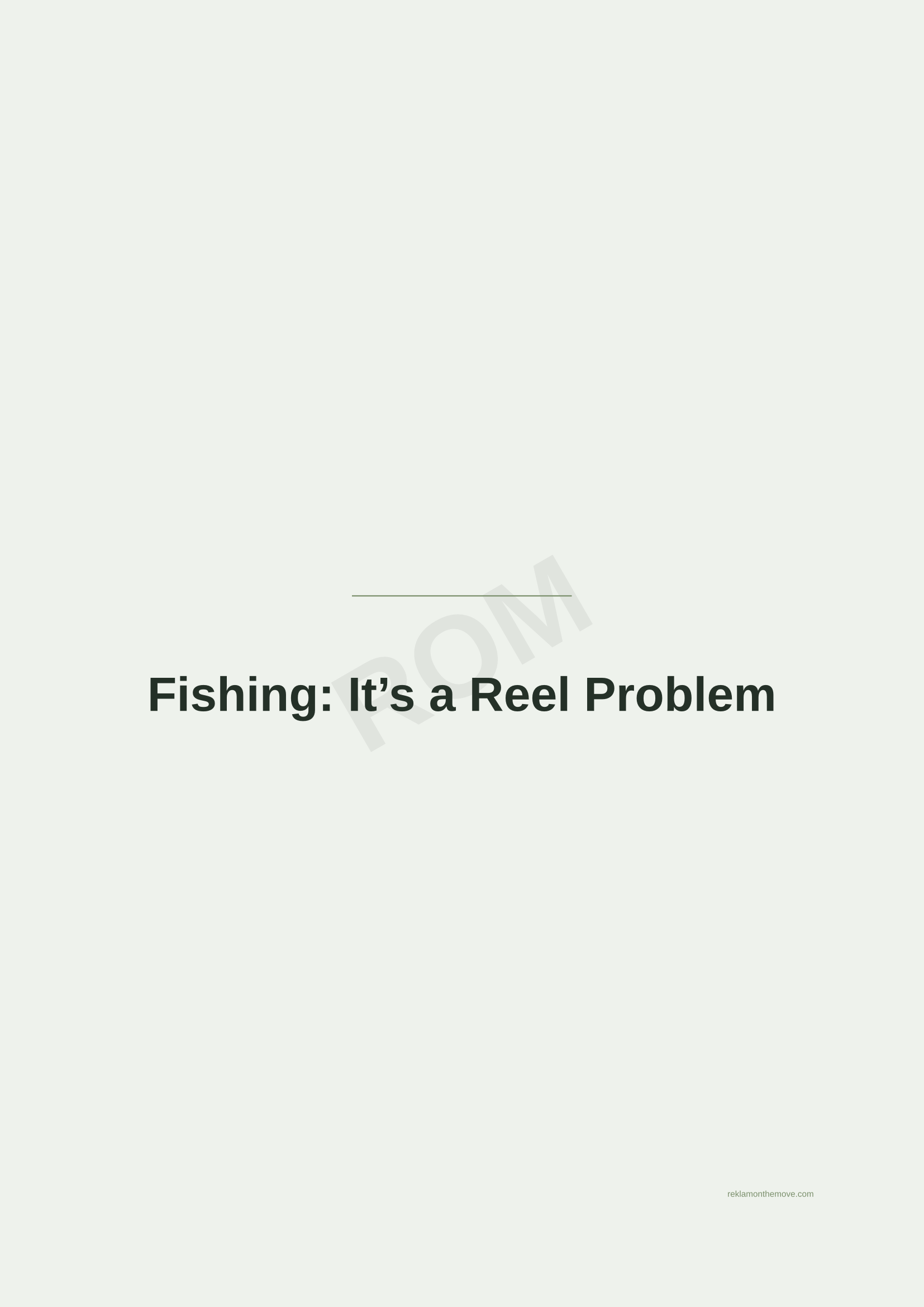 Fishing: It's a Reel Problem · Adaçayı — ROM dijital ürün önizlemesi (filigranlı)