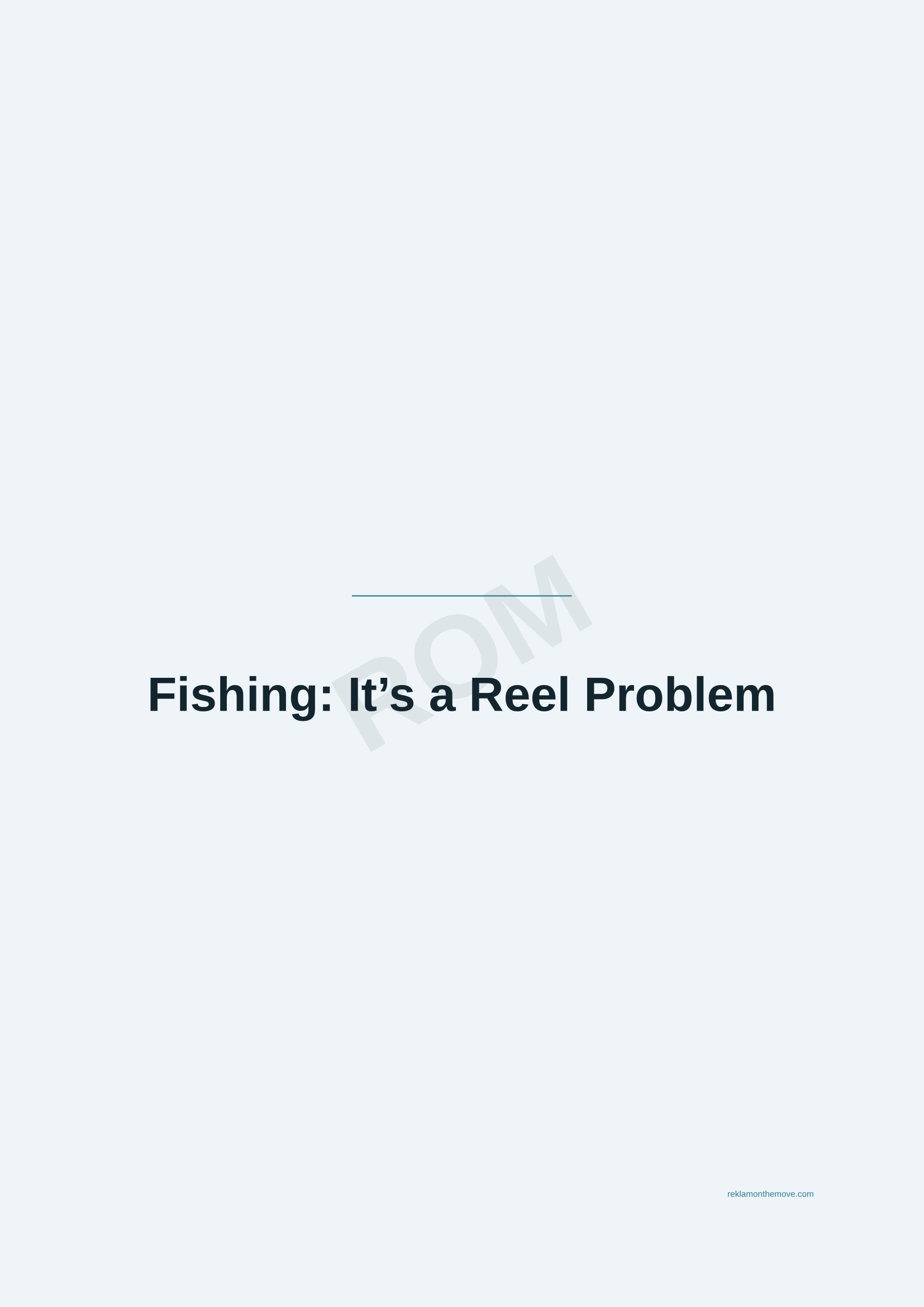 Fishing: It's a Reel Problem · Okyanus — ROM dijital ürün önizlemesi (filigranlı)