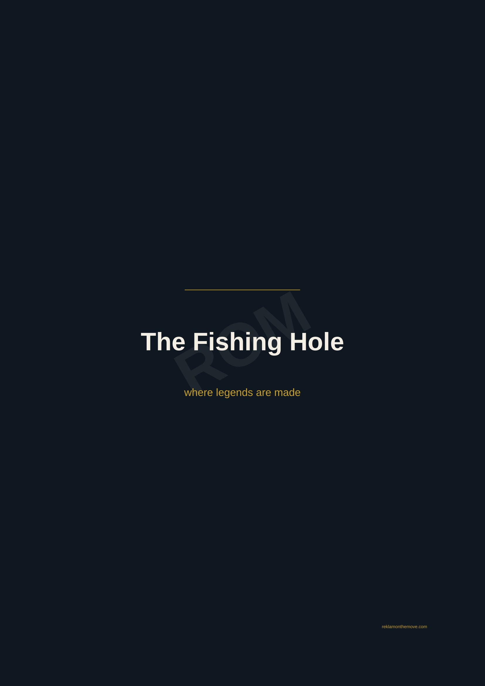 The Fishing Hole · Gece — ROM dijital ürün önizlemesi (filigranlı)