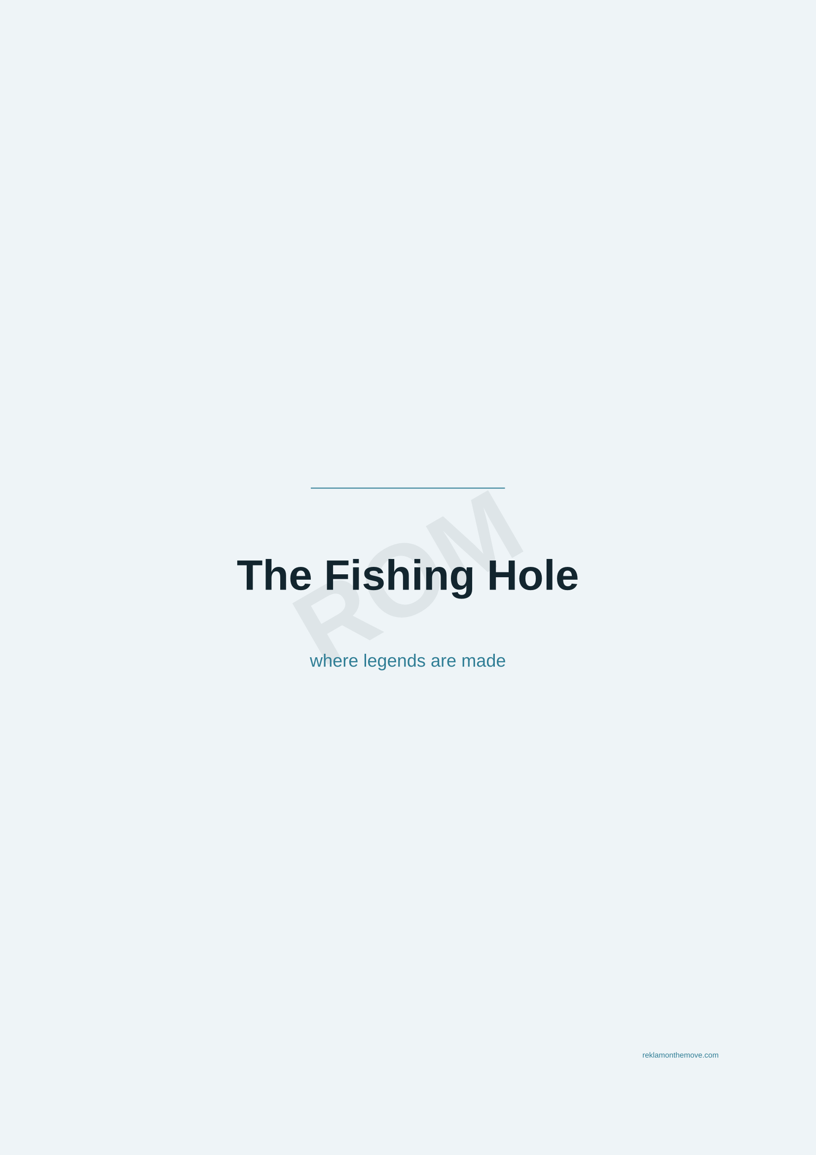 The Fishing Hole · Okyanus — ROM dijital ürün önizlemesi (filigranlı)