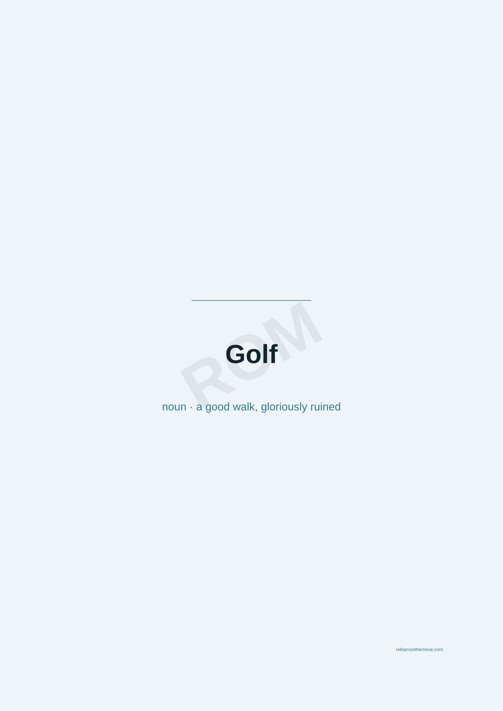 Golf · Okyanus — ROM dijital ürün önizlemesi (filigranlı)