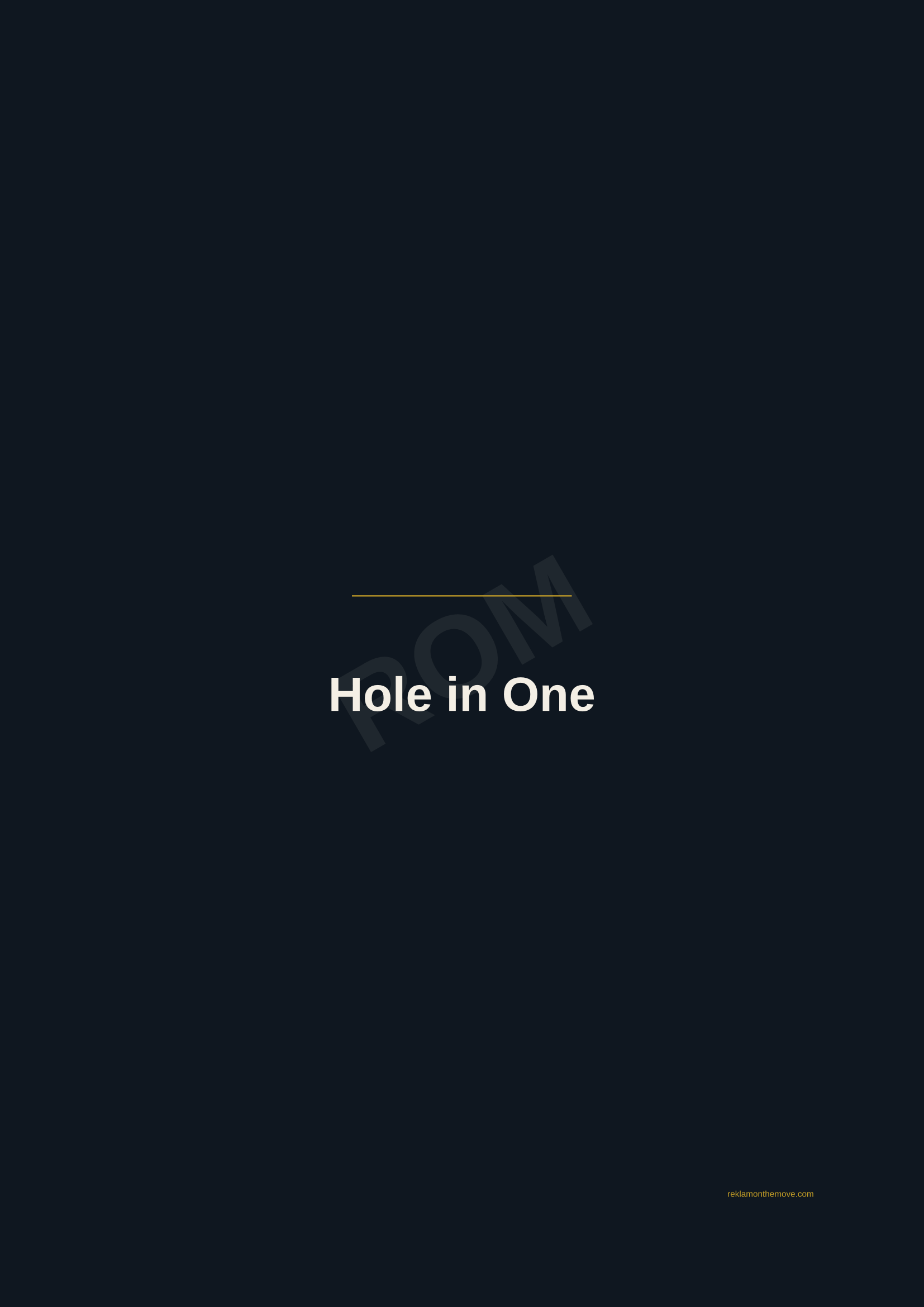 Hole in One · Gece — ROM dijital ürün önizlemesi (filigranlı)