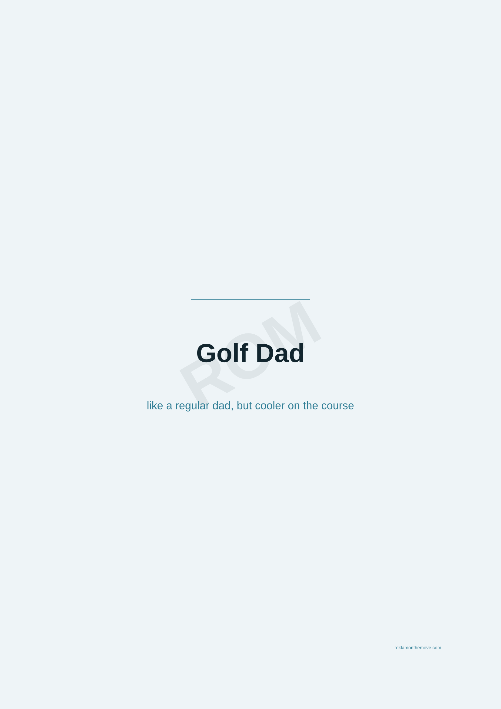 Golf Dad · Okyanus — ROM dijital ürün önizlemesi (filigranlı)