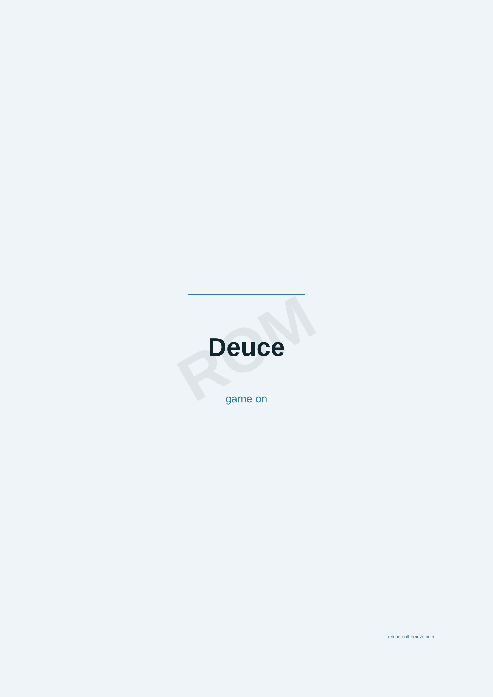 Deuce · Okyanus — ROM dijital ürün önizlemesi (filigranlı)