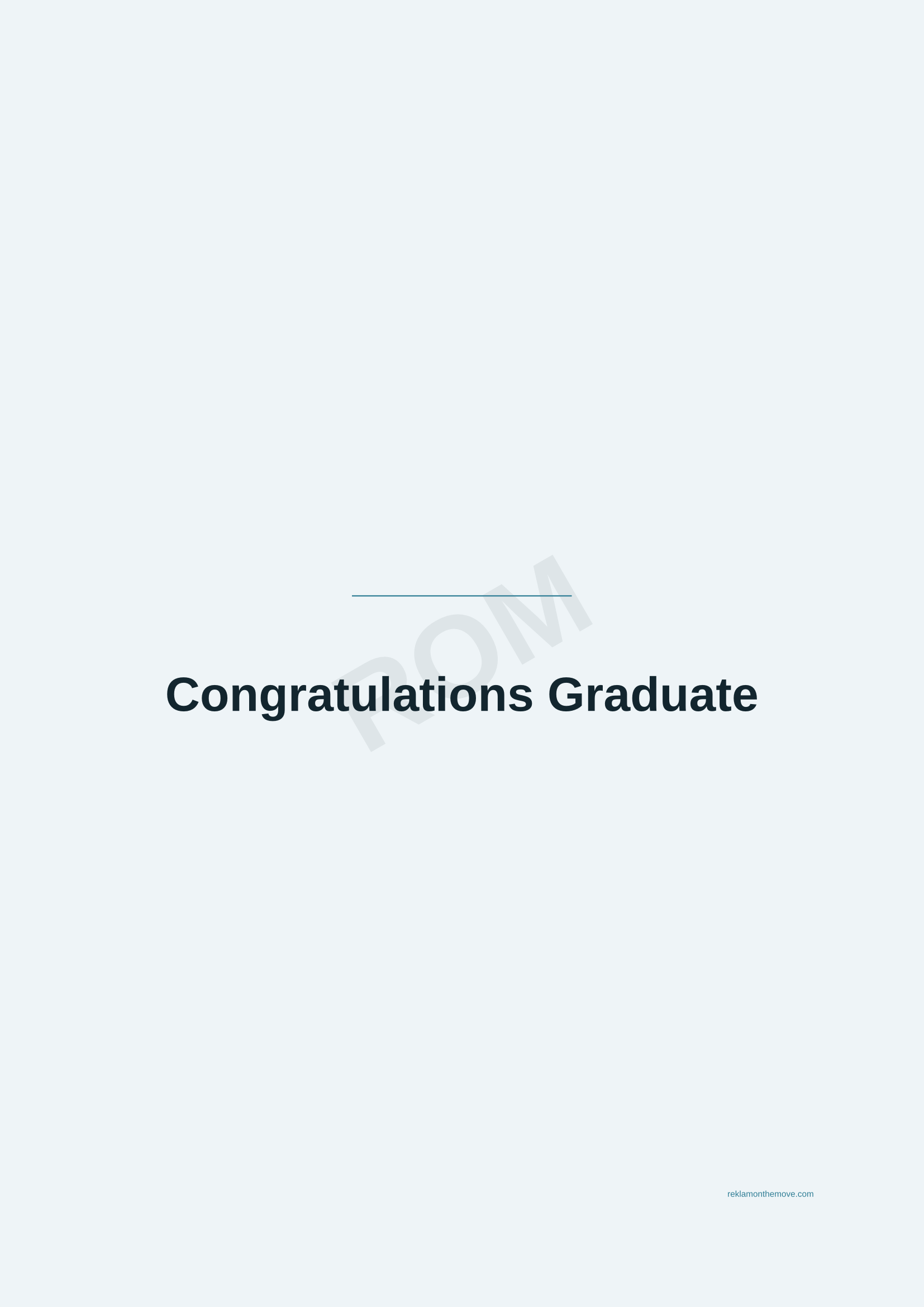 Congratulations Graduate · Okyanus — ROM dijital ürün önizlemesi (filigranlı)