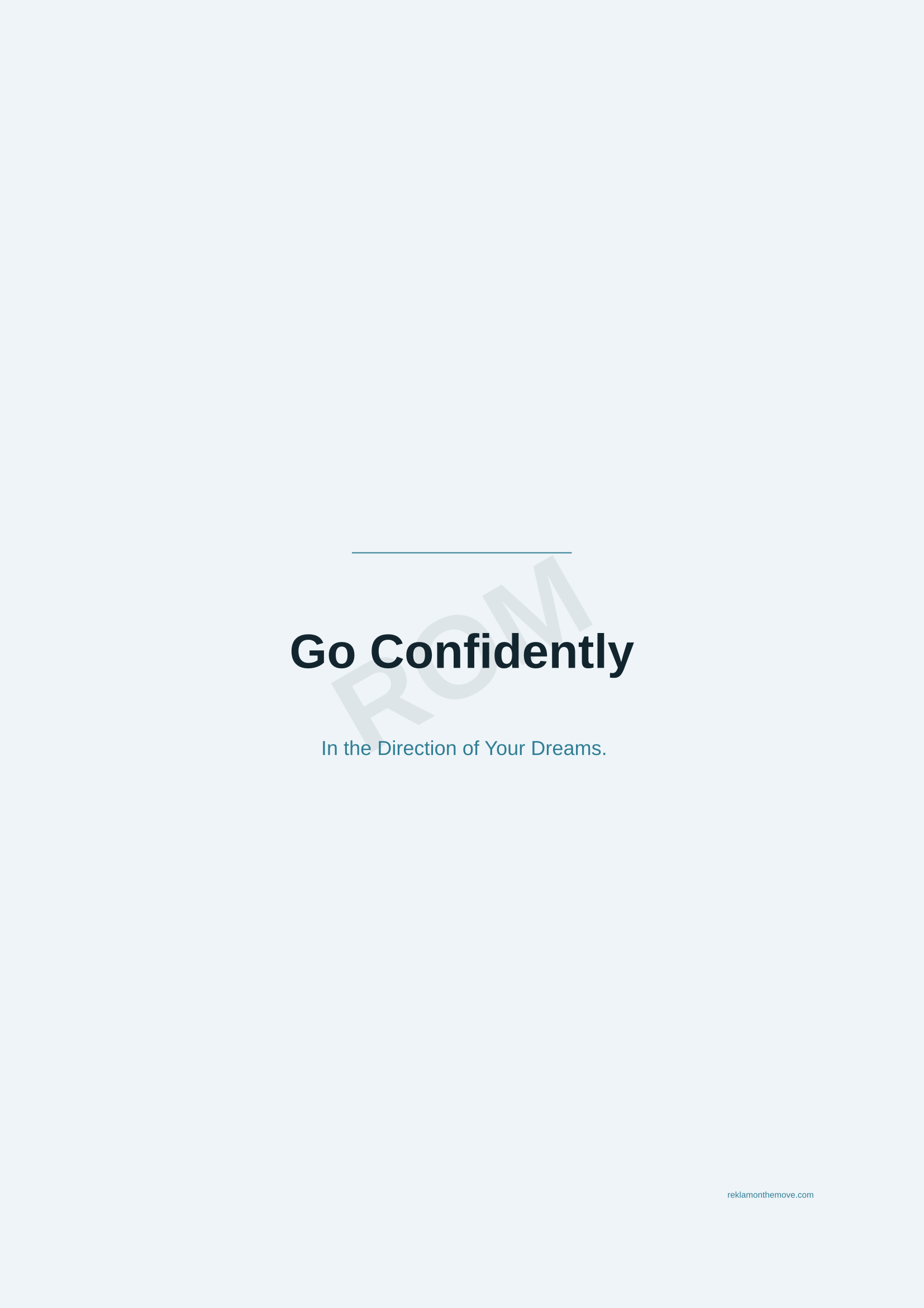 Go Confidently · Okyanus — ROM dijital ürün önizlemesi (filigranlı)